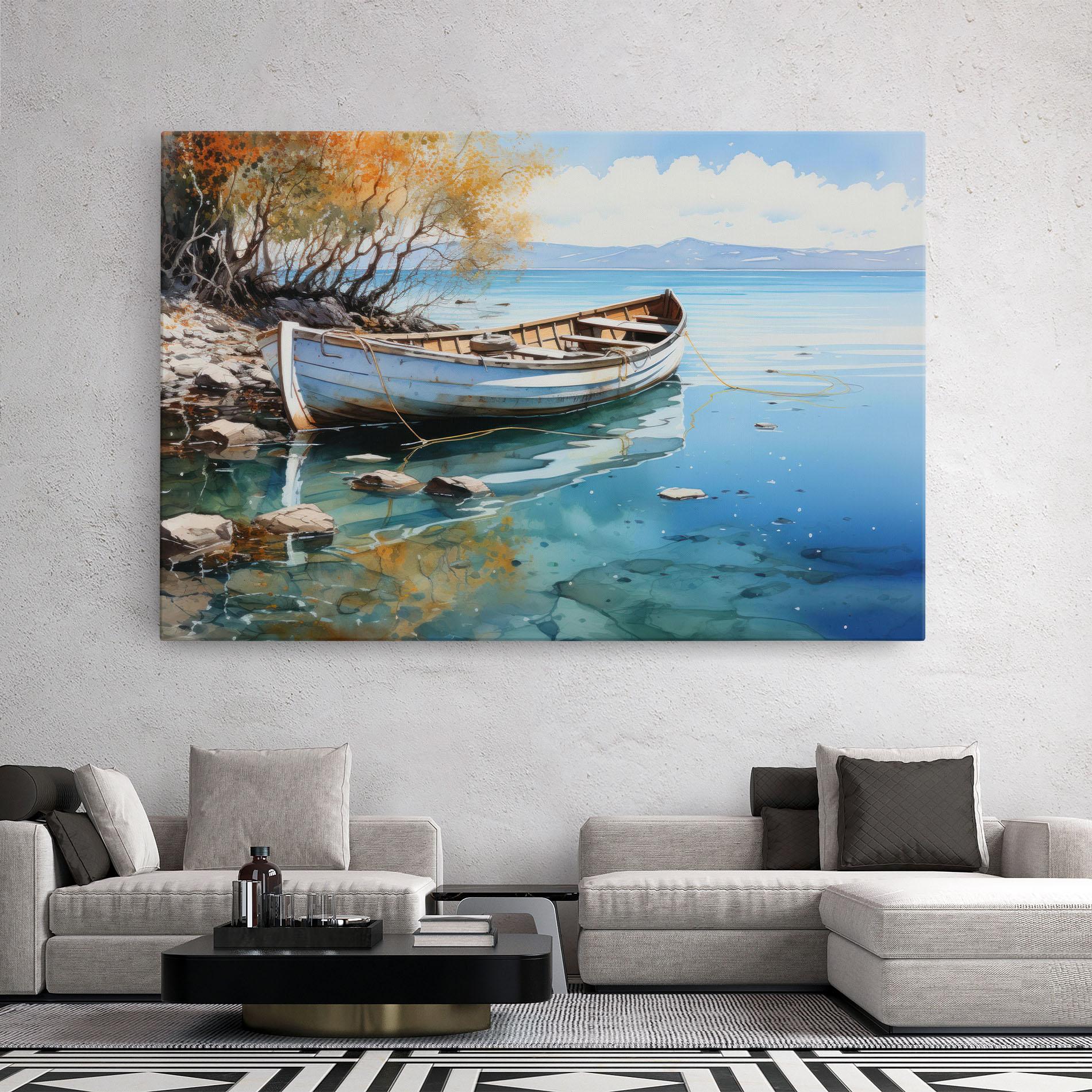 Vászonkép Sailing Boat mockup 2