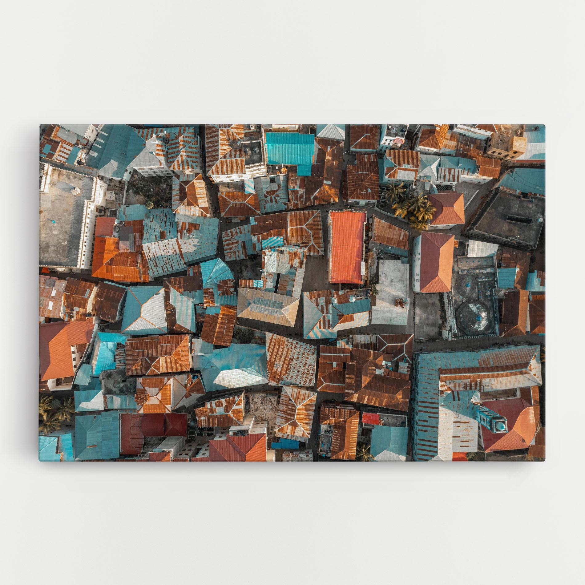 Vászonkép Island Tanzania mockup 0