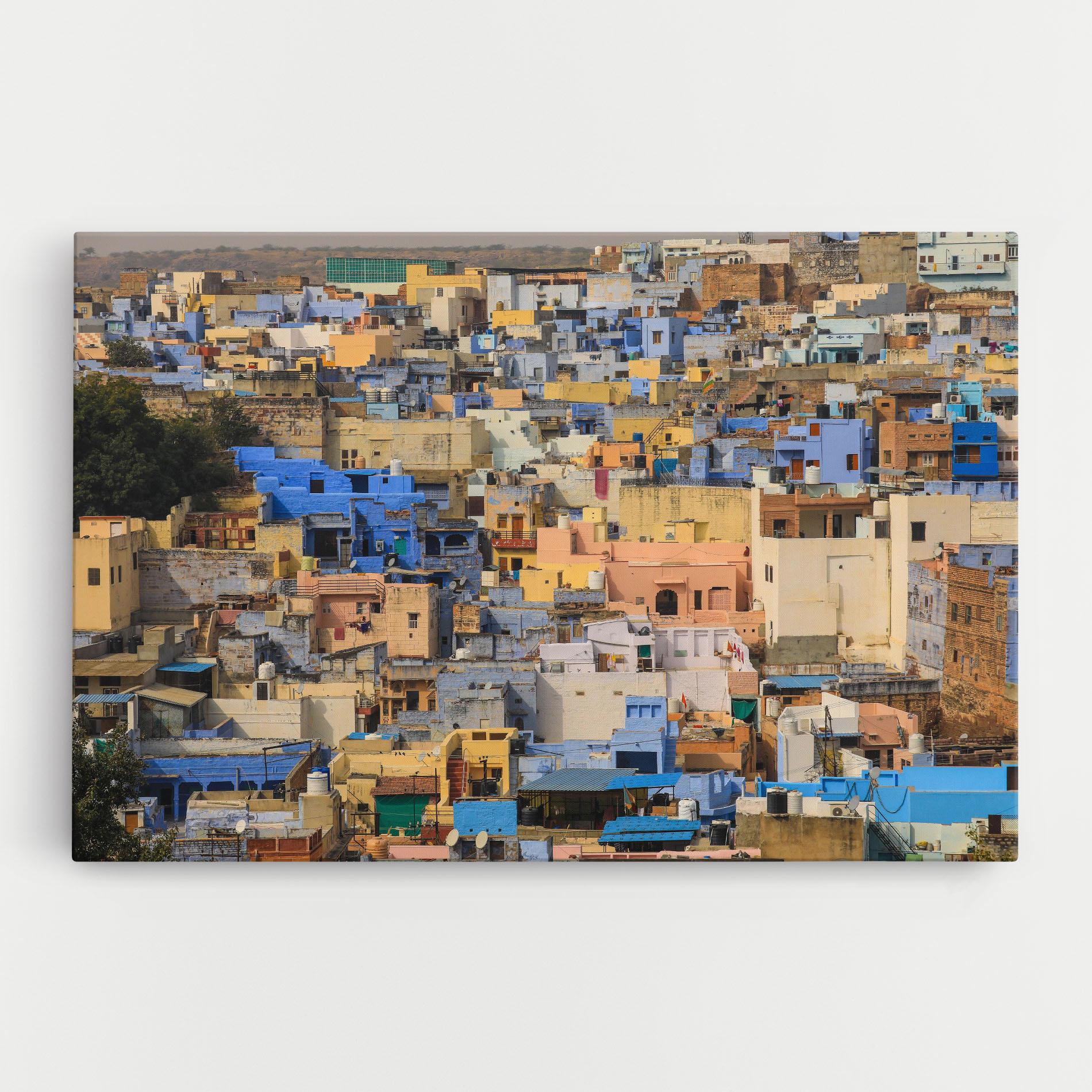 Vászonkép Rajasthan View India mockup 0