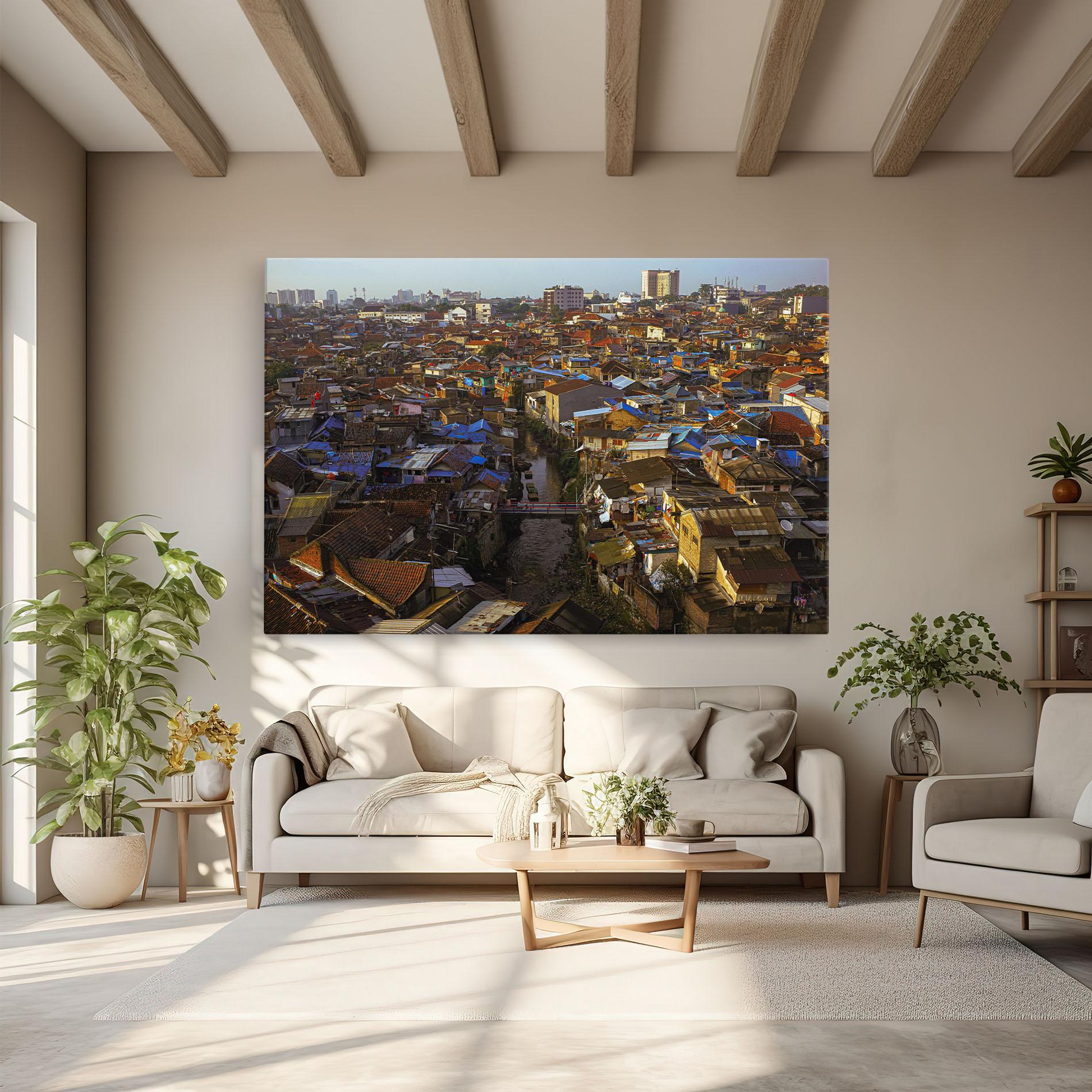 Vászonkép Bandung Golden Hour mockup 6