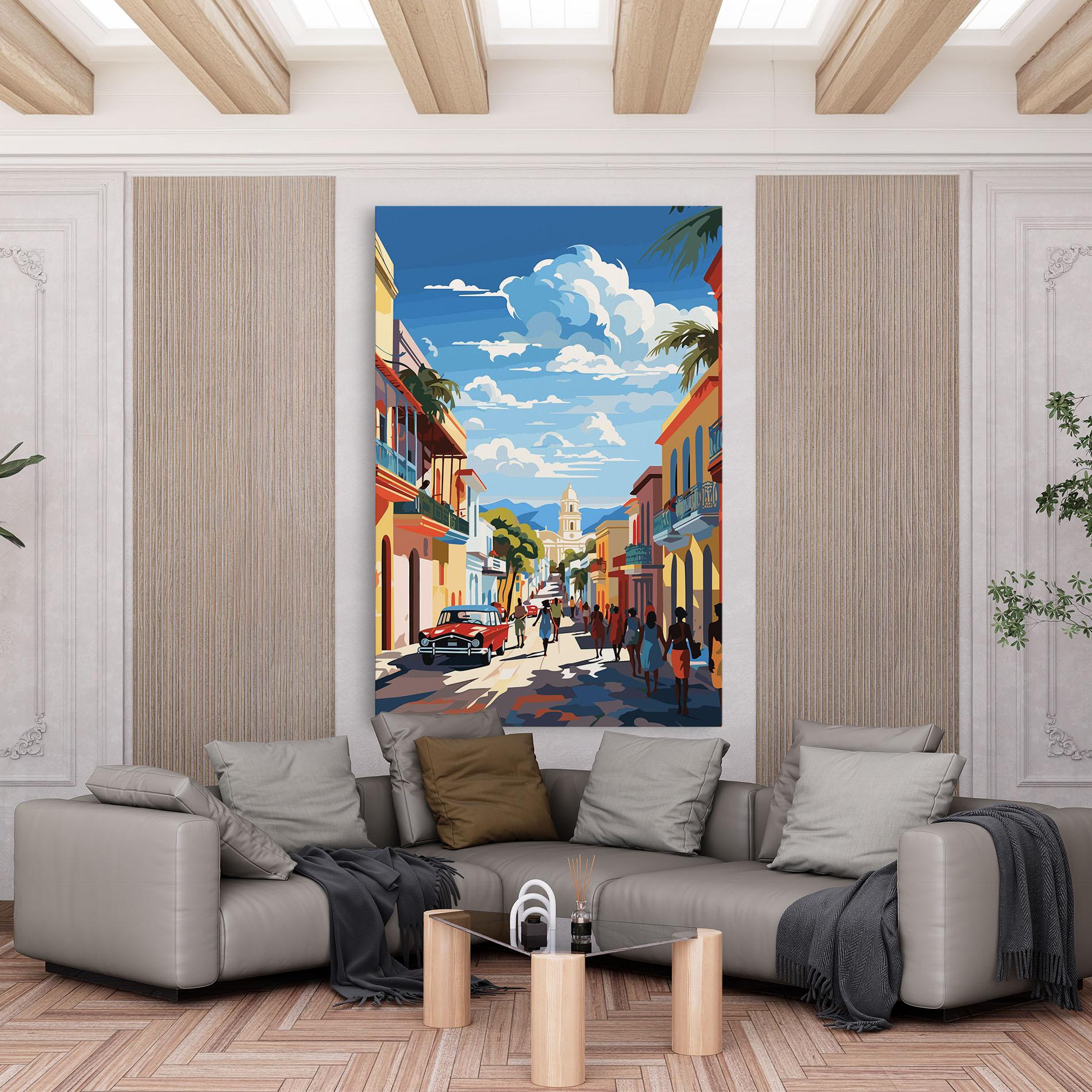 Vászonkép African Street mockup 6