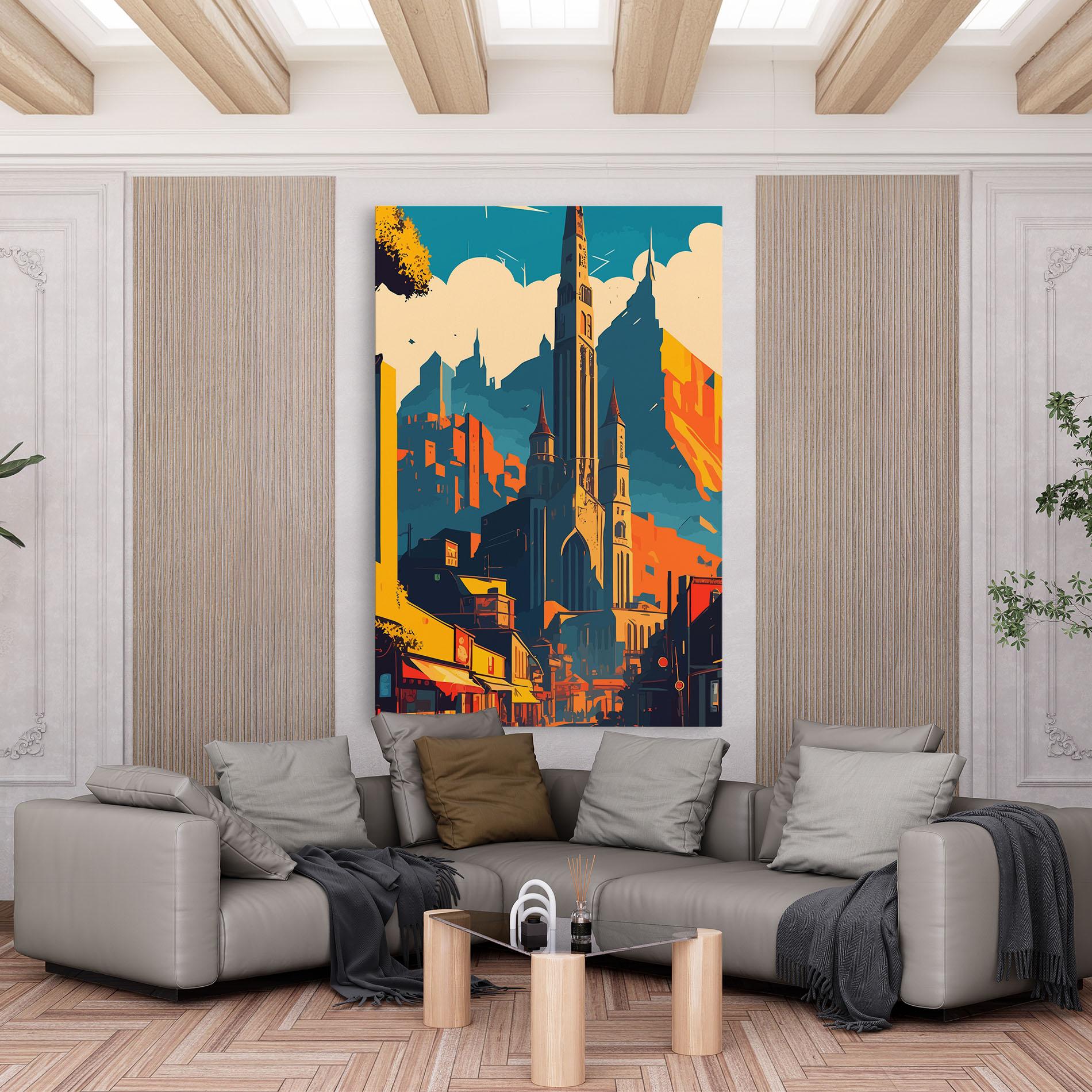 Vászonkép African Tower mockup 6