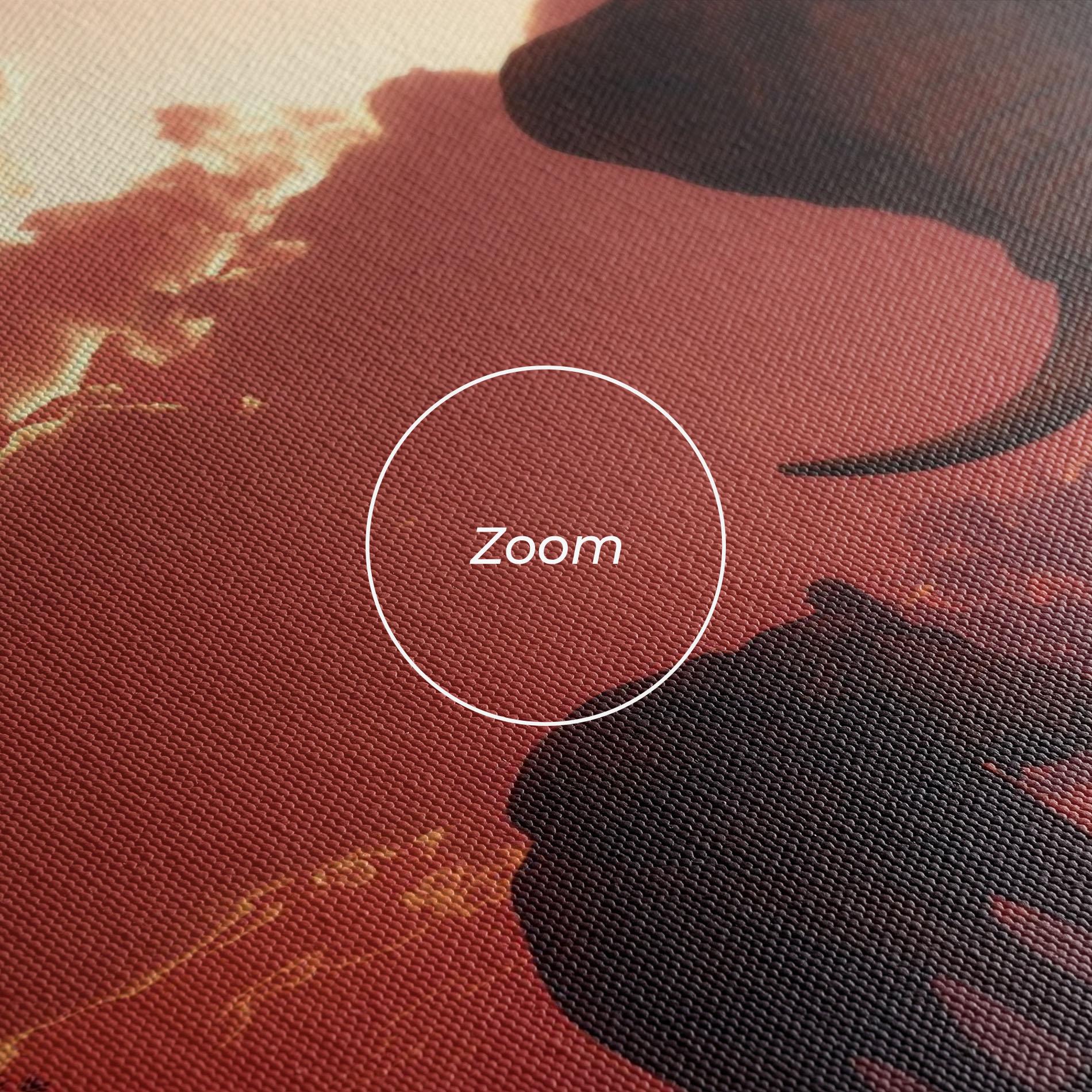 Vászonkép African Elephant View mockup 3