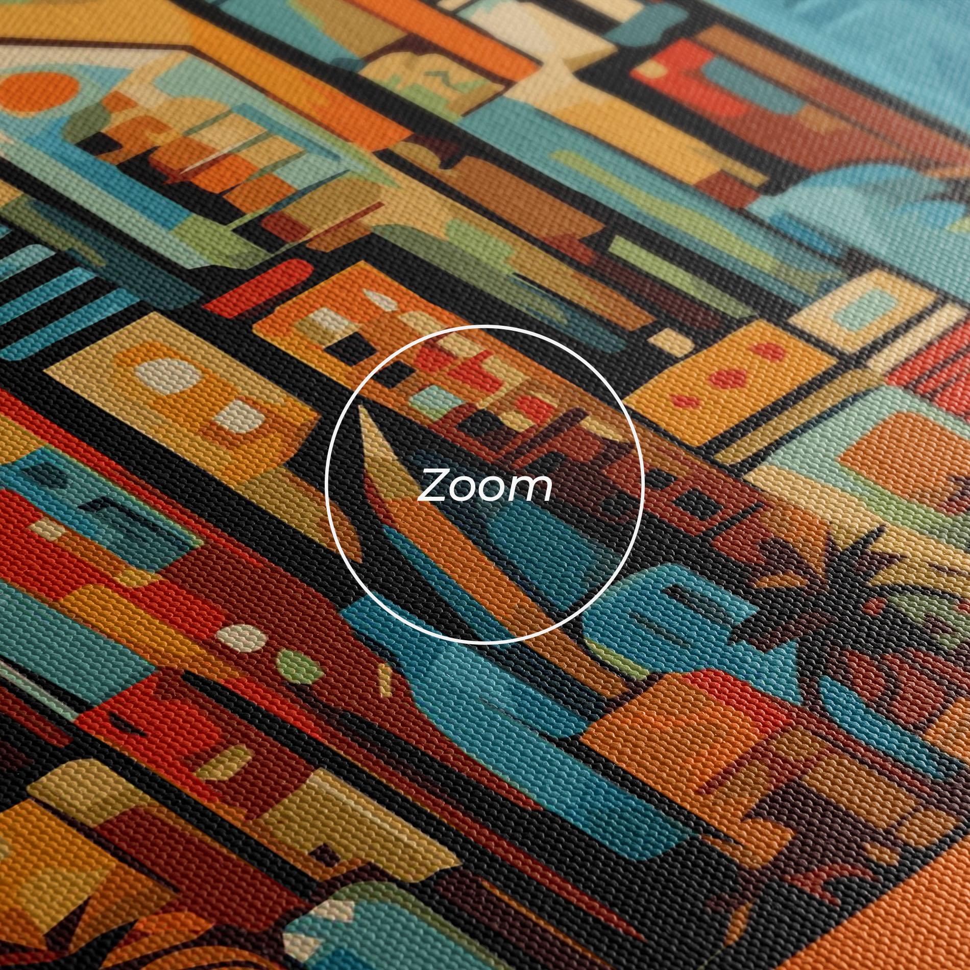 Vászonkép African Moon mockup 3