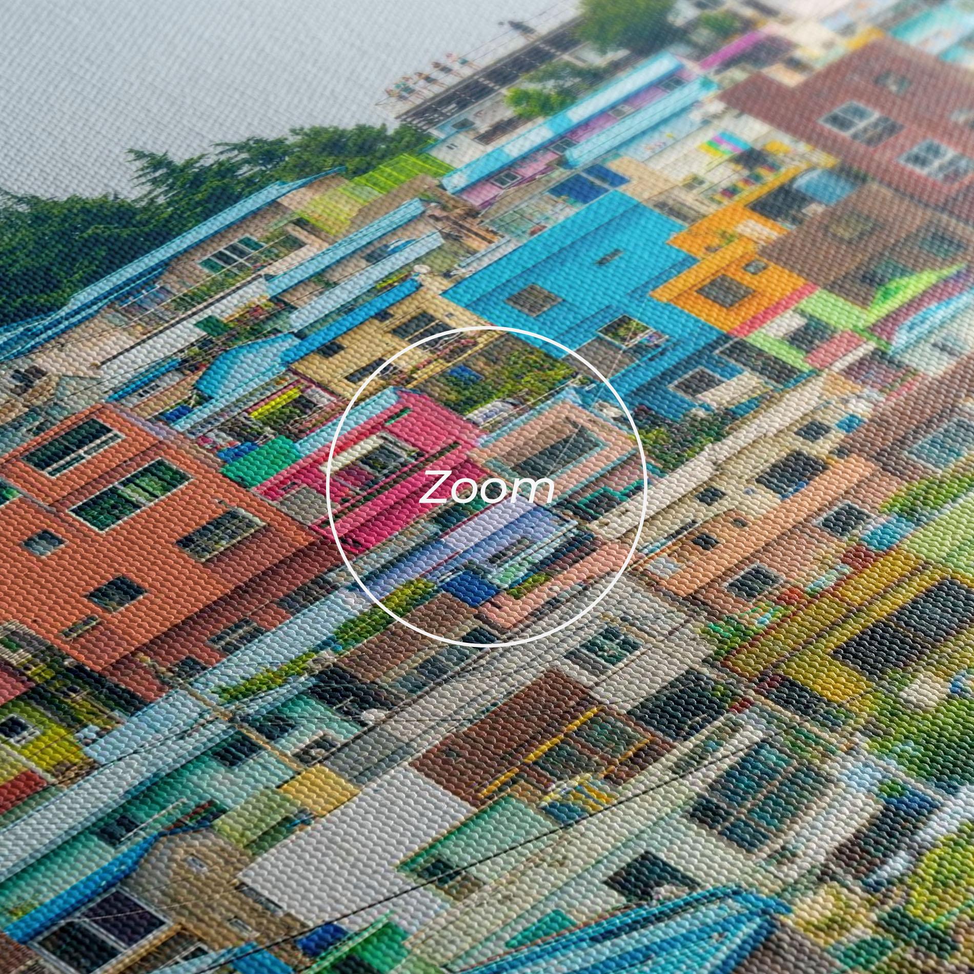 Vászonkép Gamcheon Culture mockup 3