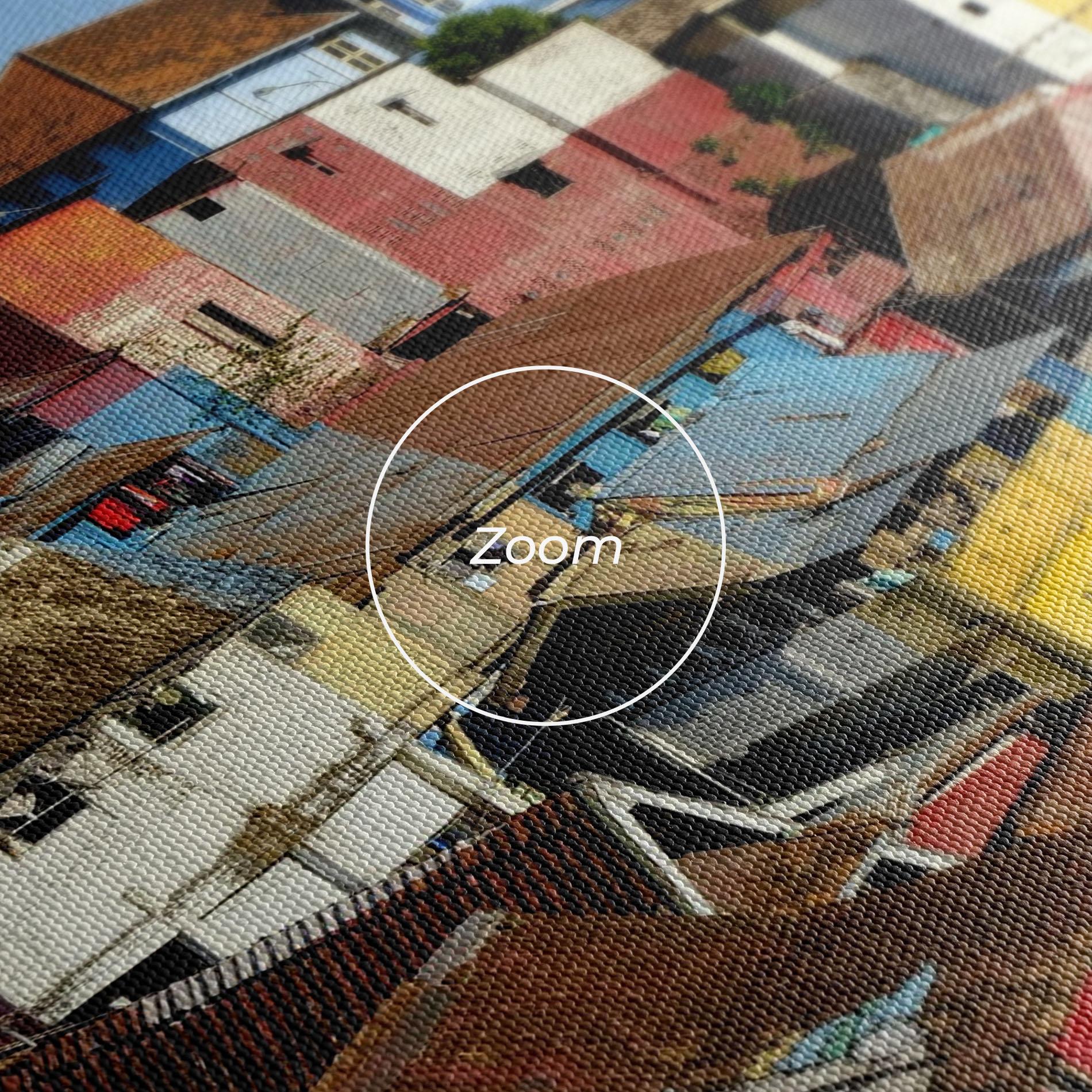 Vászonkép Slum Building mockup 3