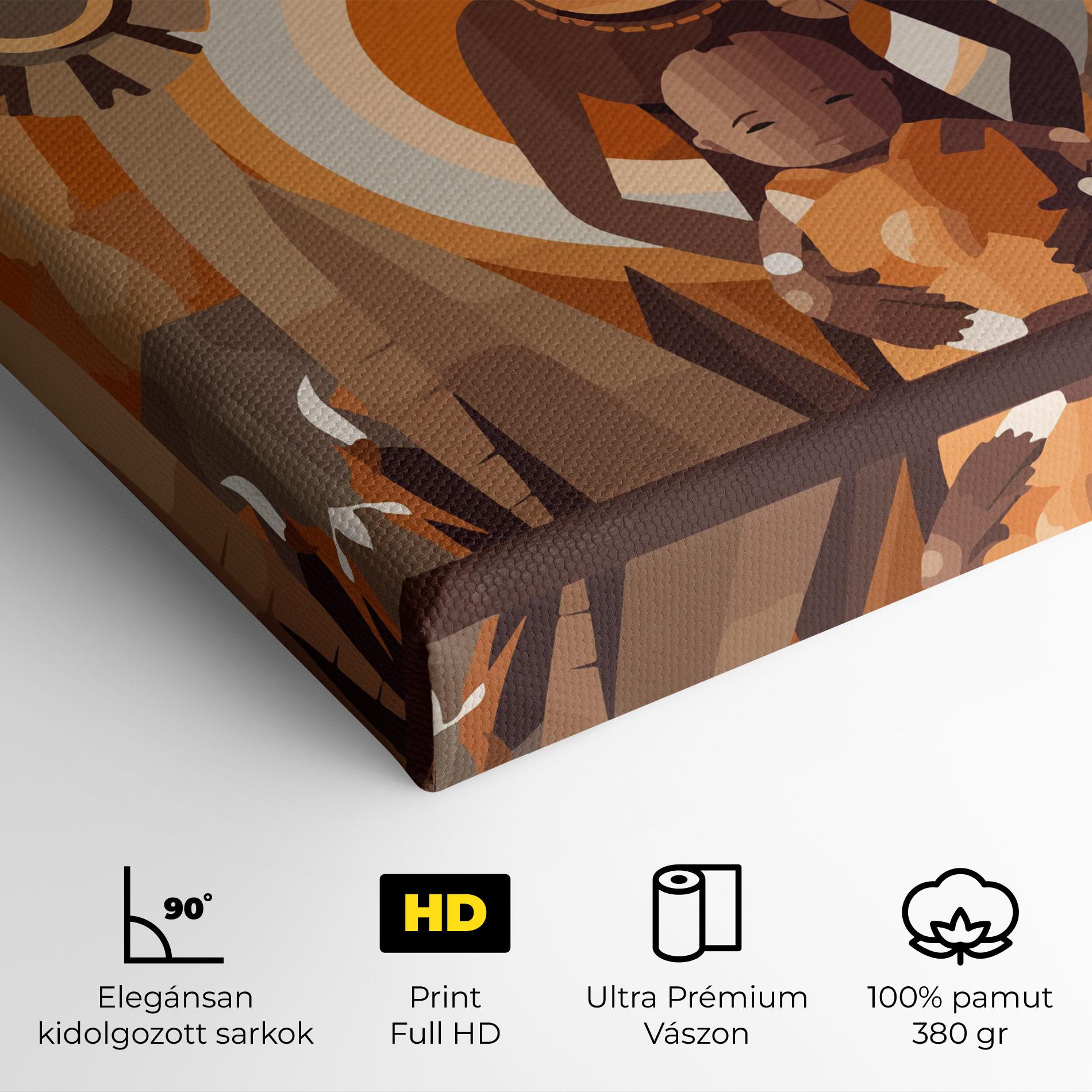 Vászonkép African Baby mockup 4