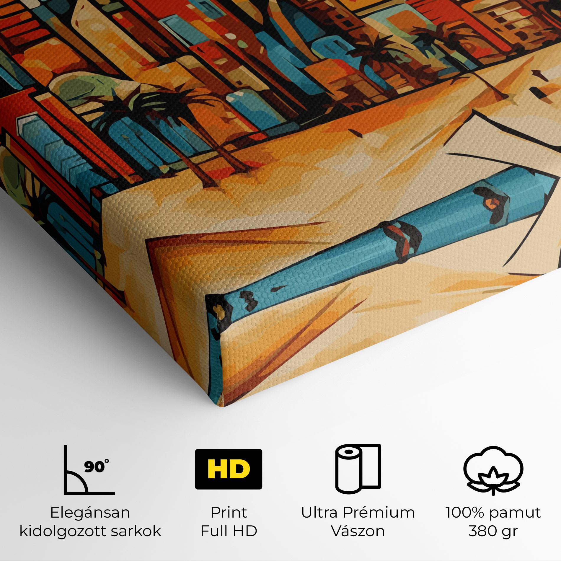 Vászonkép African Moon mockup 4