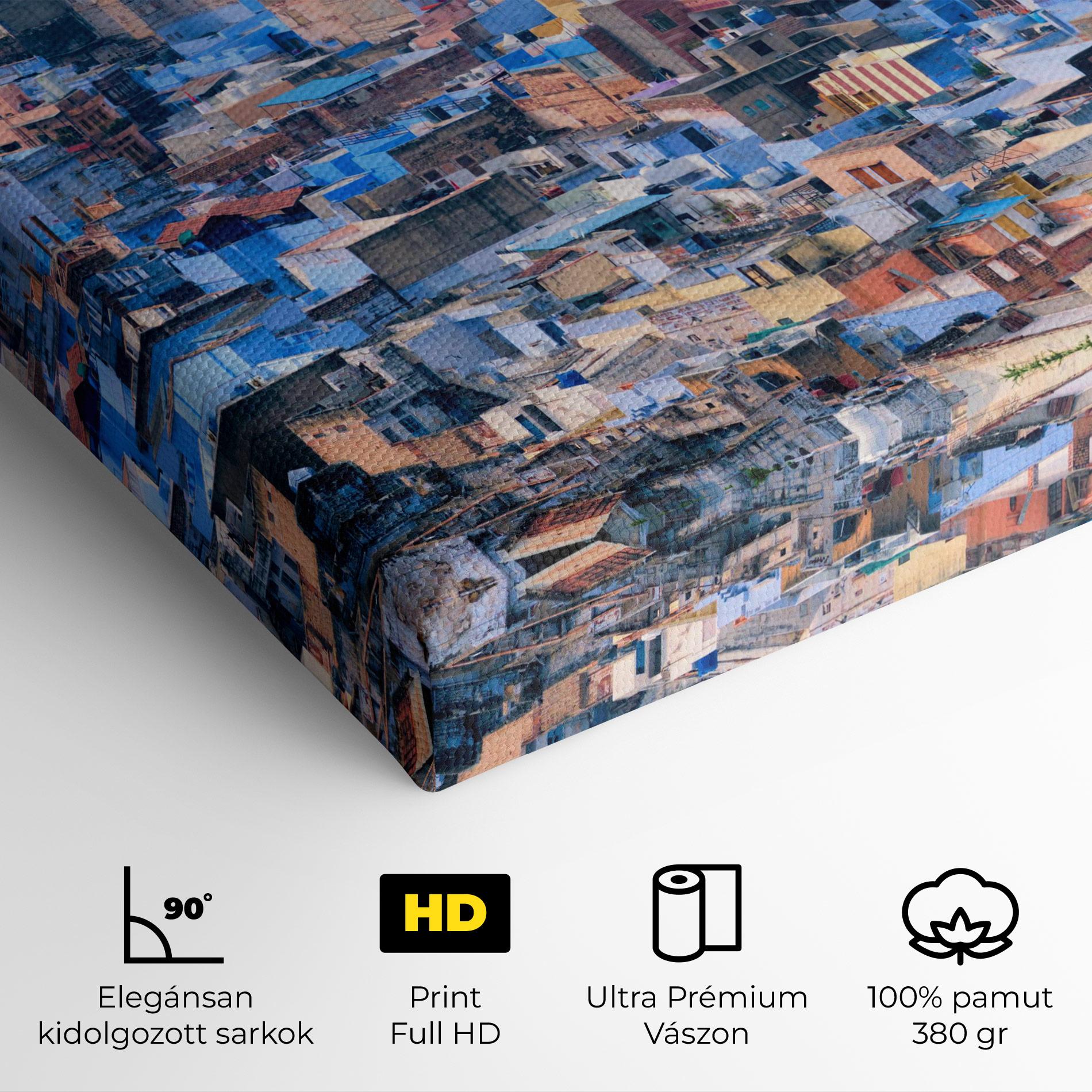 Vászonkép Blue City India mockup 4