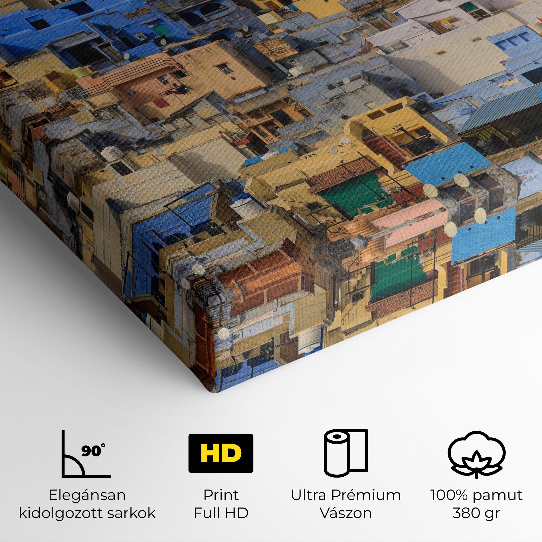 Vászonkép Rajasthan View India mockup 4