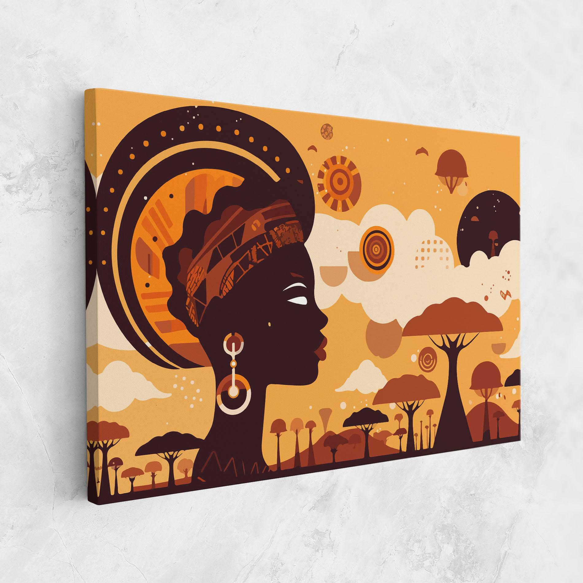Vászonkép African Art mockup 1