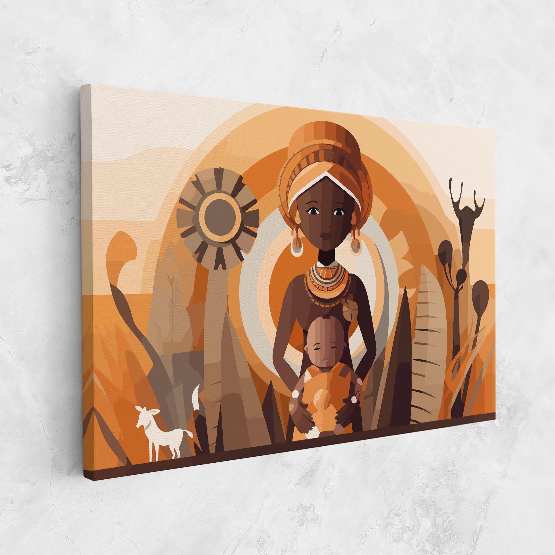 Vászonkép African Baby mockup 1