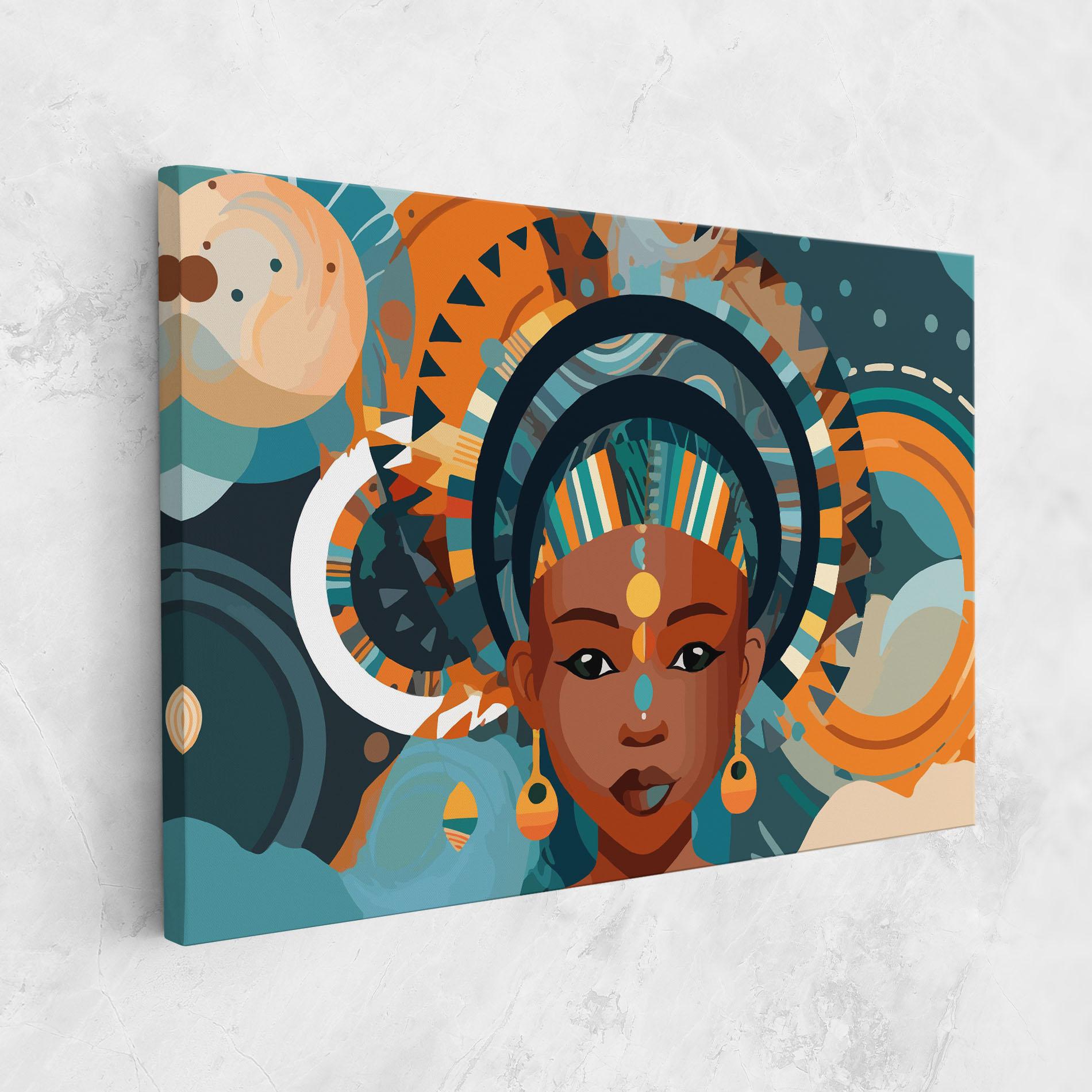 Vászonkép African Colorful Child mockup 1