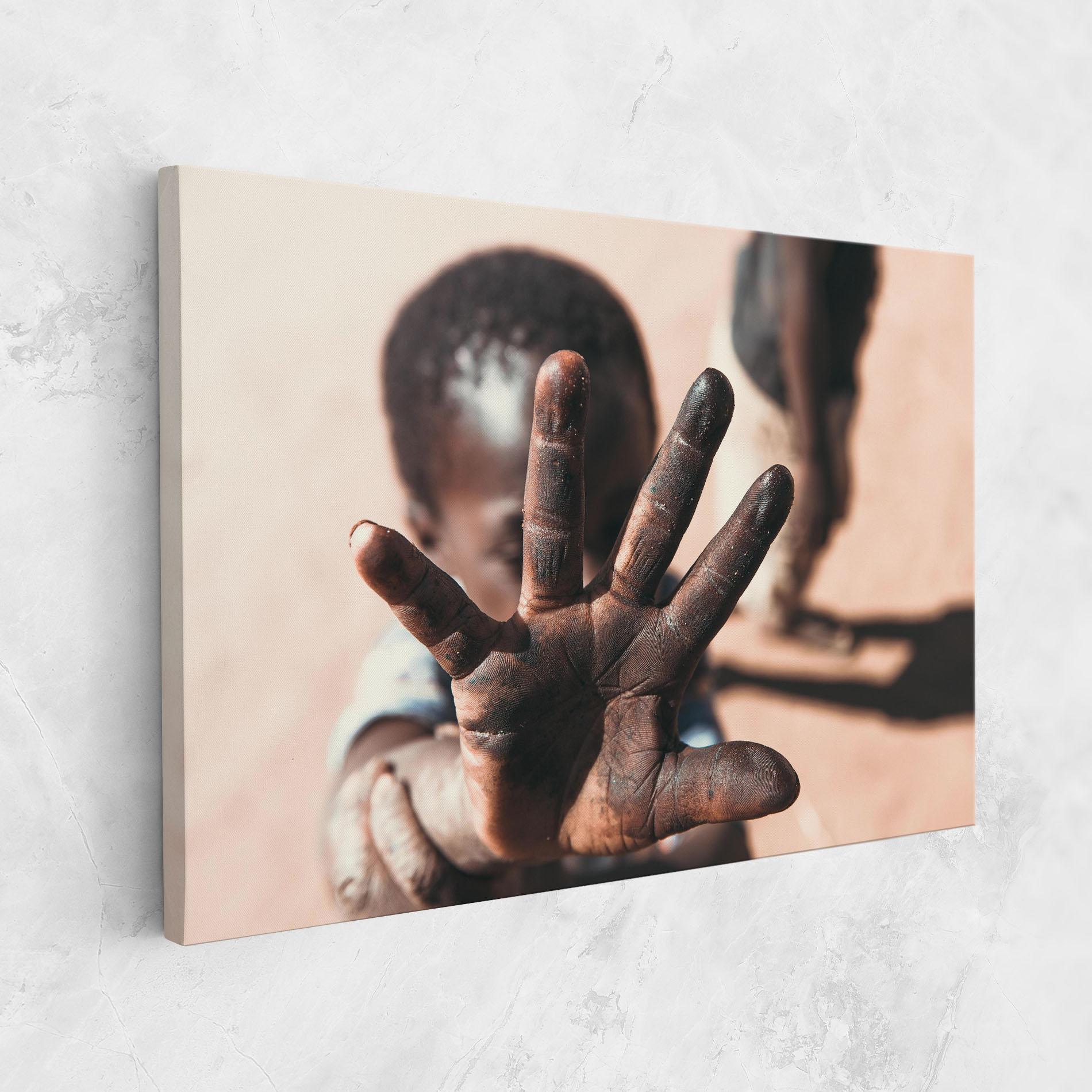 Vászonkép Little Dirty Hand mockup 1