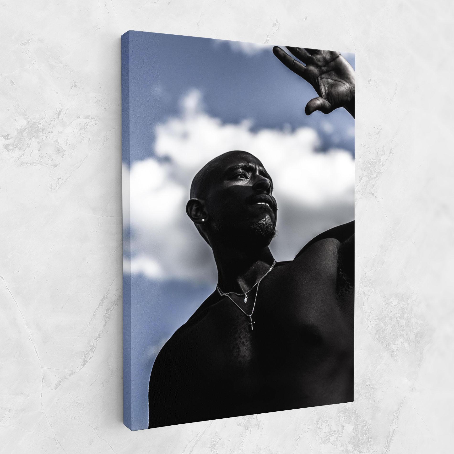 Vászonkép African Blue Sky mockup 1