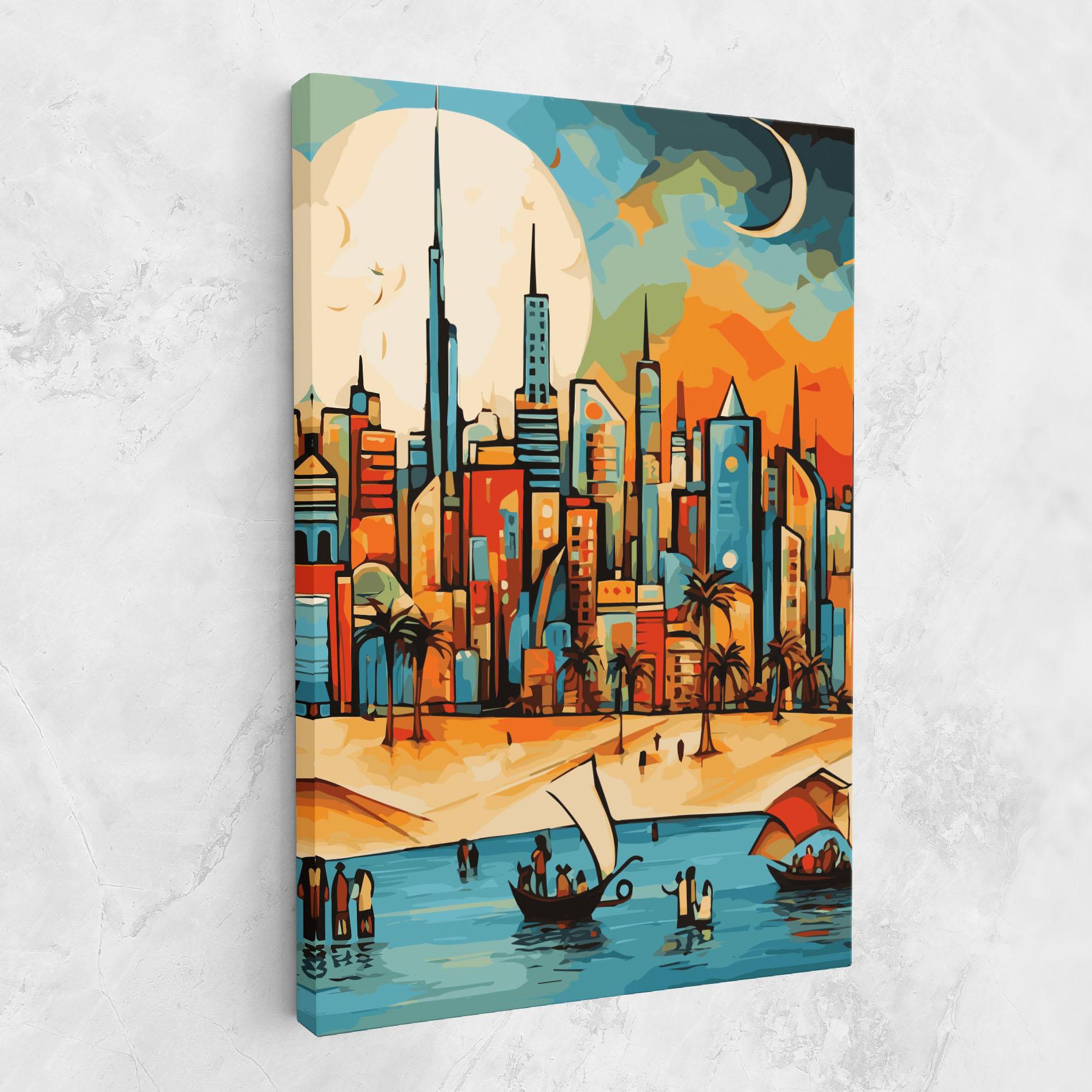 Vászonkép African Moon mockup 1