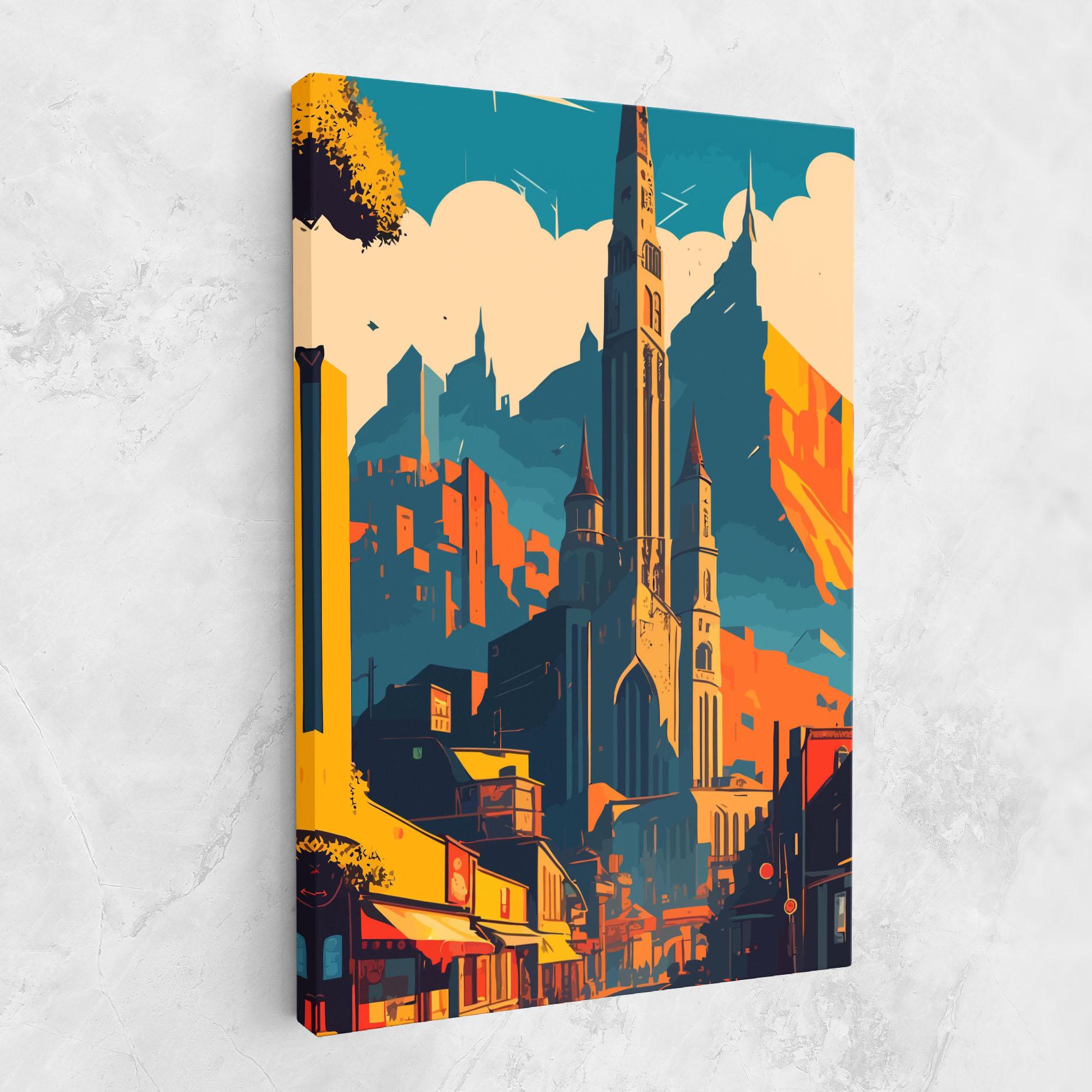 Vászonkép African Tower mockup 1