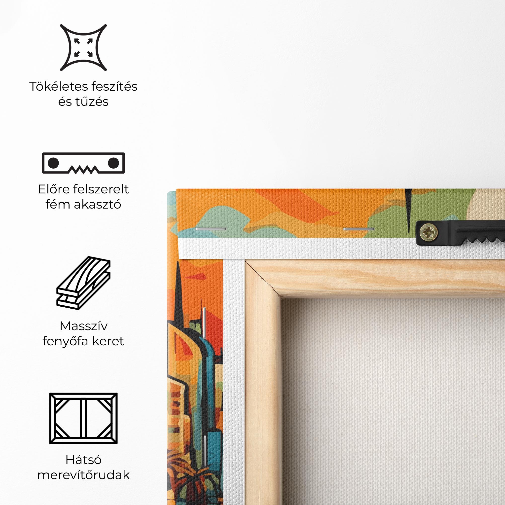 Vászonkép African Moon mockup 5