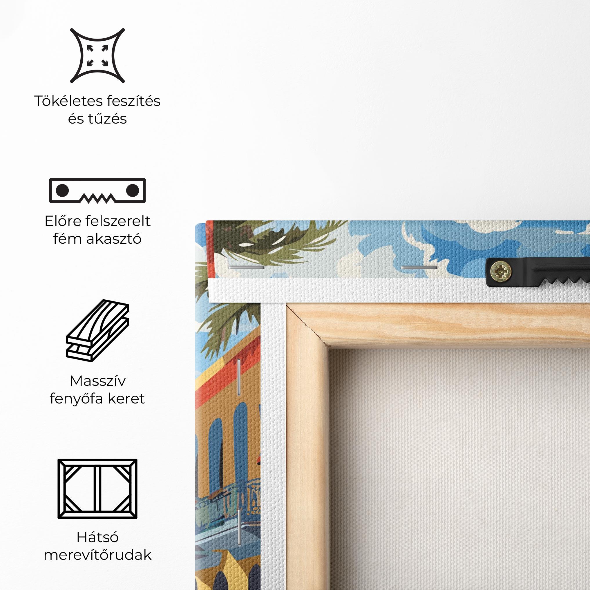 Vászonkép African Street mockup 5