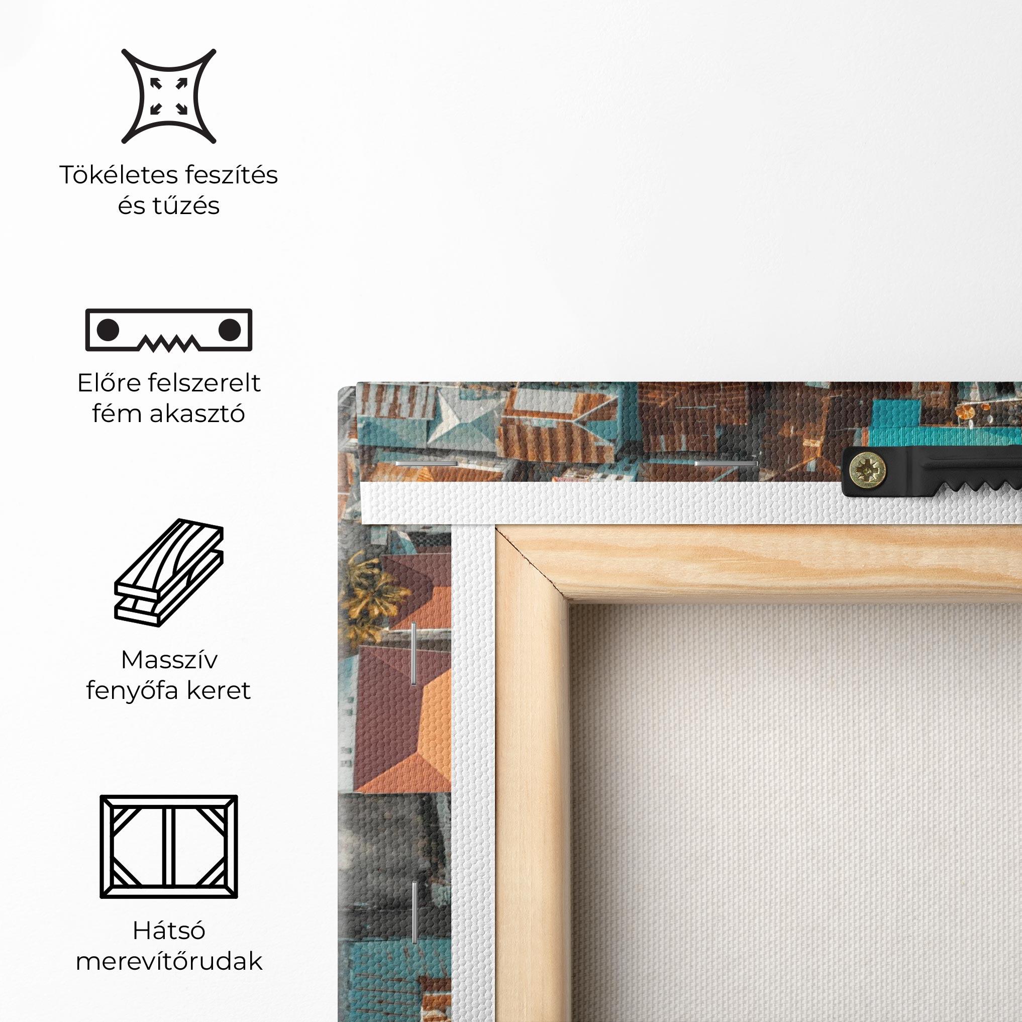 Vászonkép Island Tanzania mockup 5