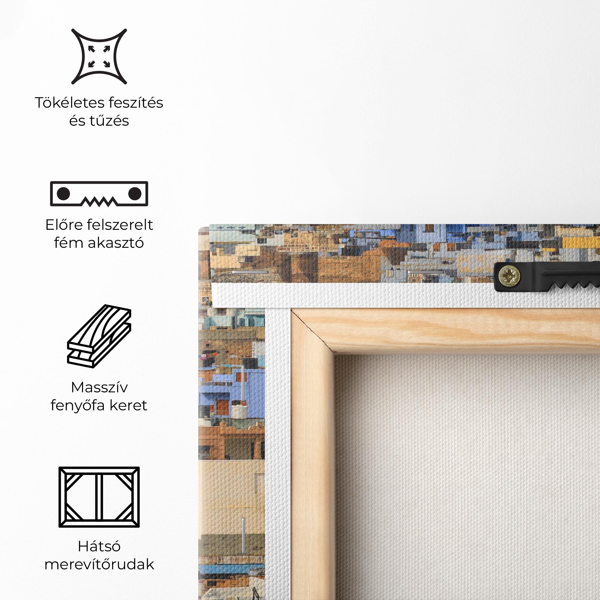 Vászonkép Rajasthan View India mockup 5