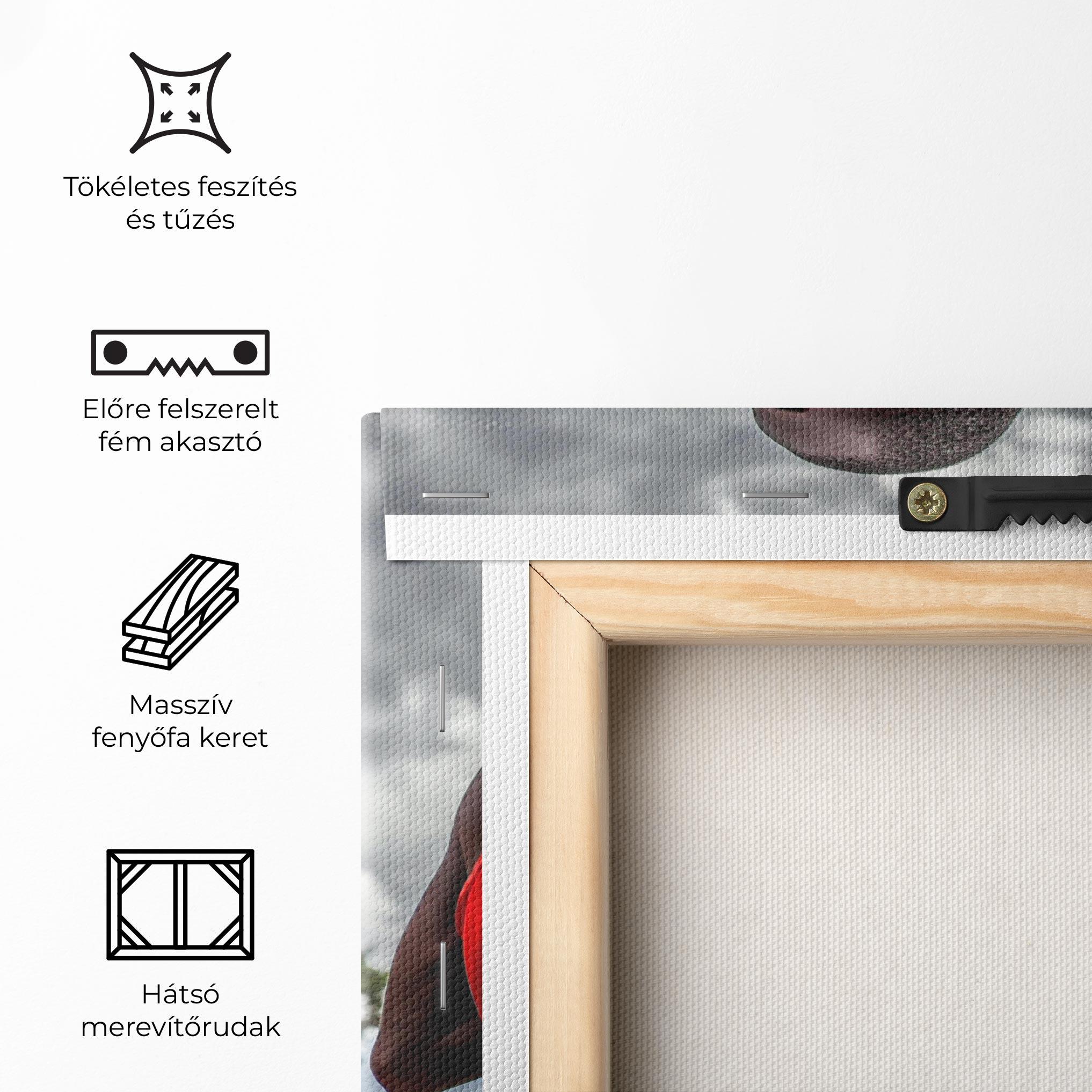 Vászonkép Red African Clothes mockup 5