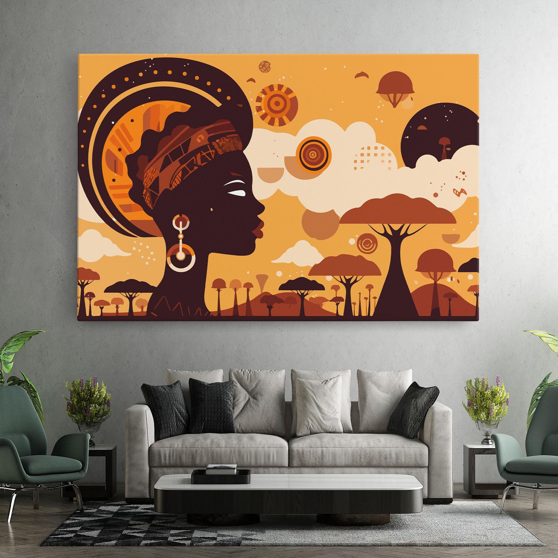 Vászonkép African Art mockup 7