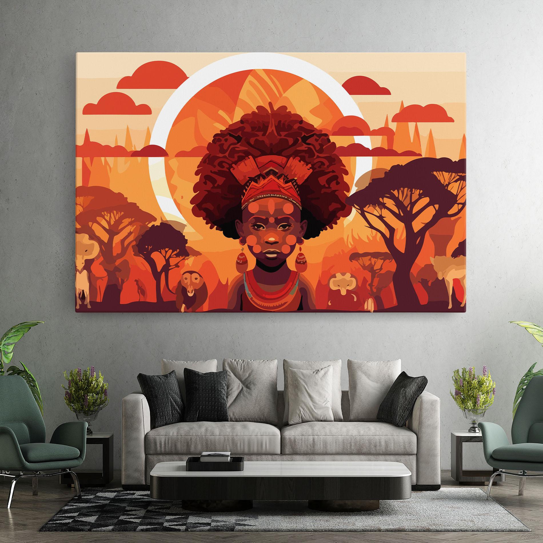 Vászonkép African Chid mockup 7