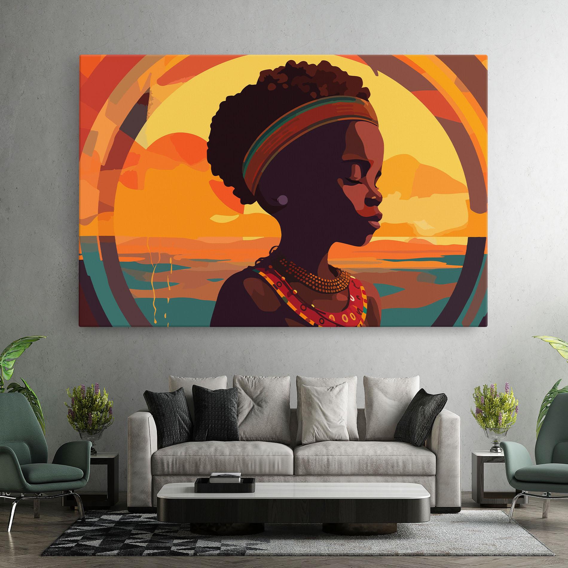 Vászonkép African Pretty Child mockup 7