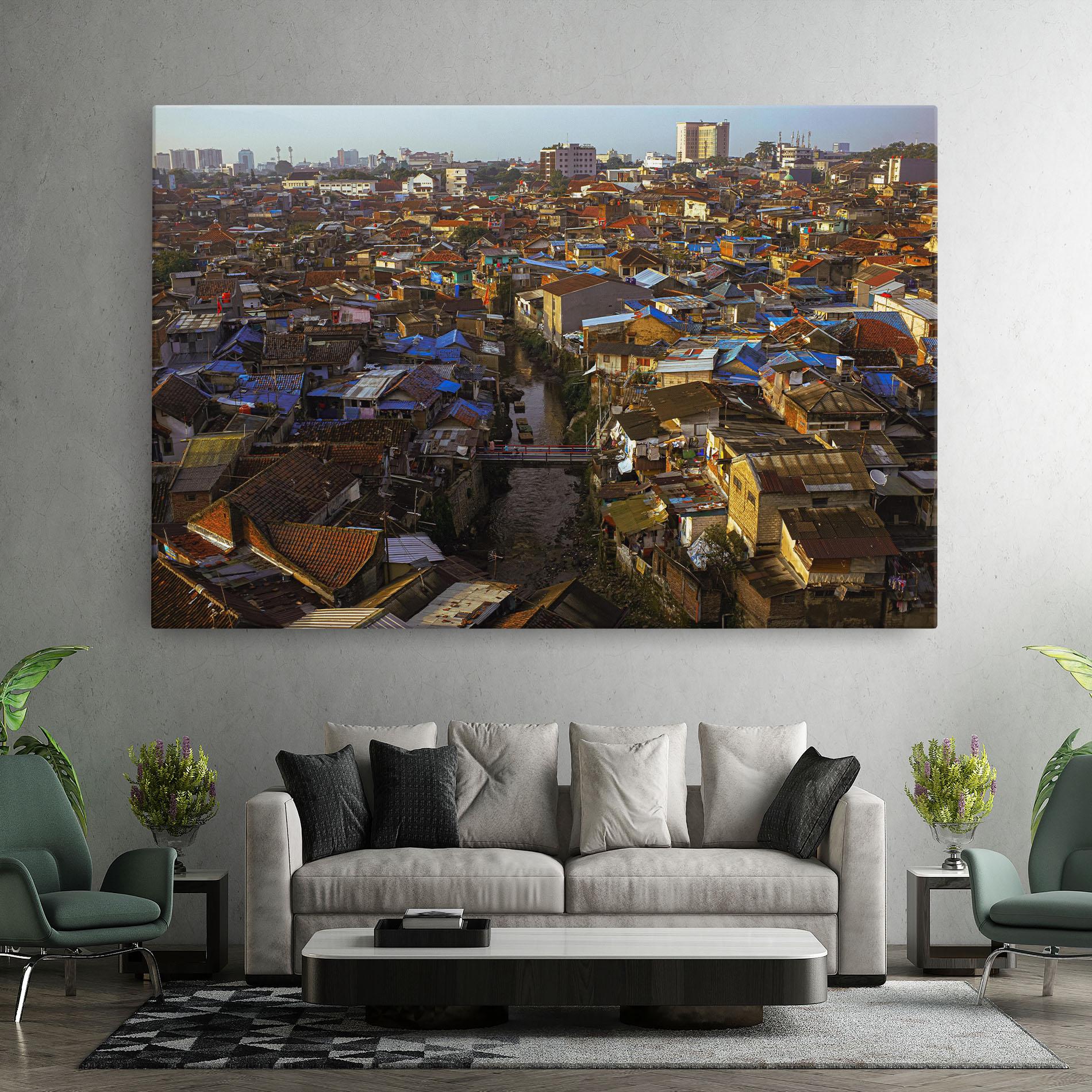 Vászonkép Bandung Golden Hour mockup 7