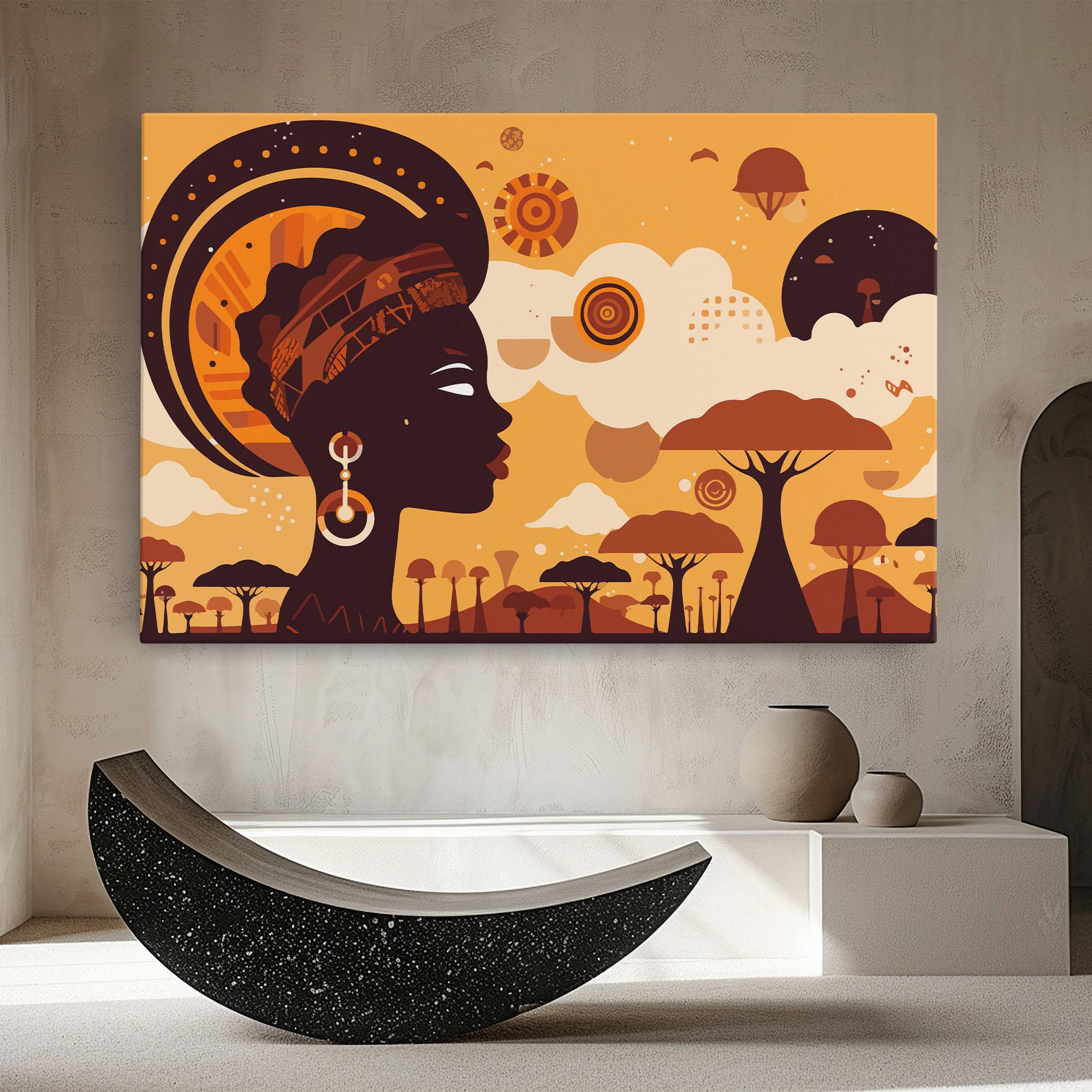 Vászonkép African Art mockup 8