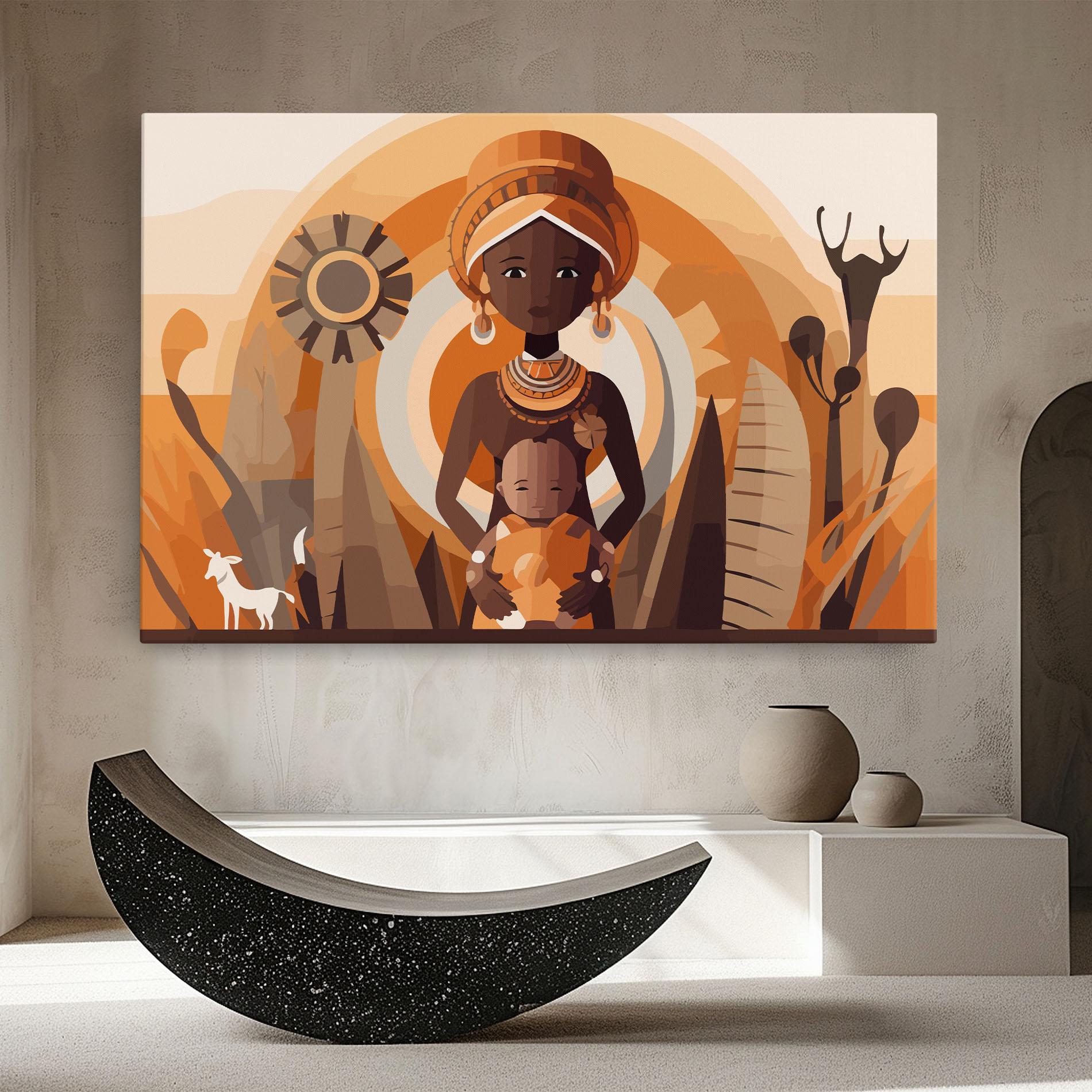 Vászonkép African Baby mockup 8