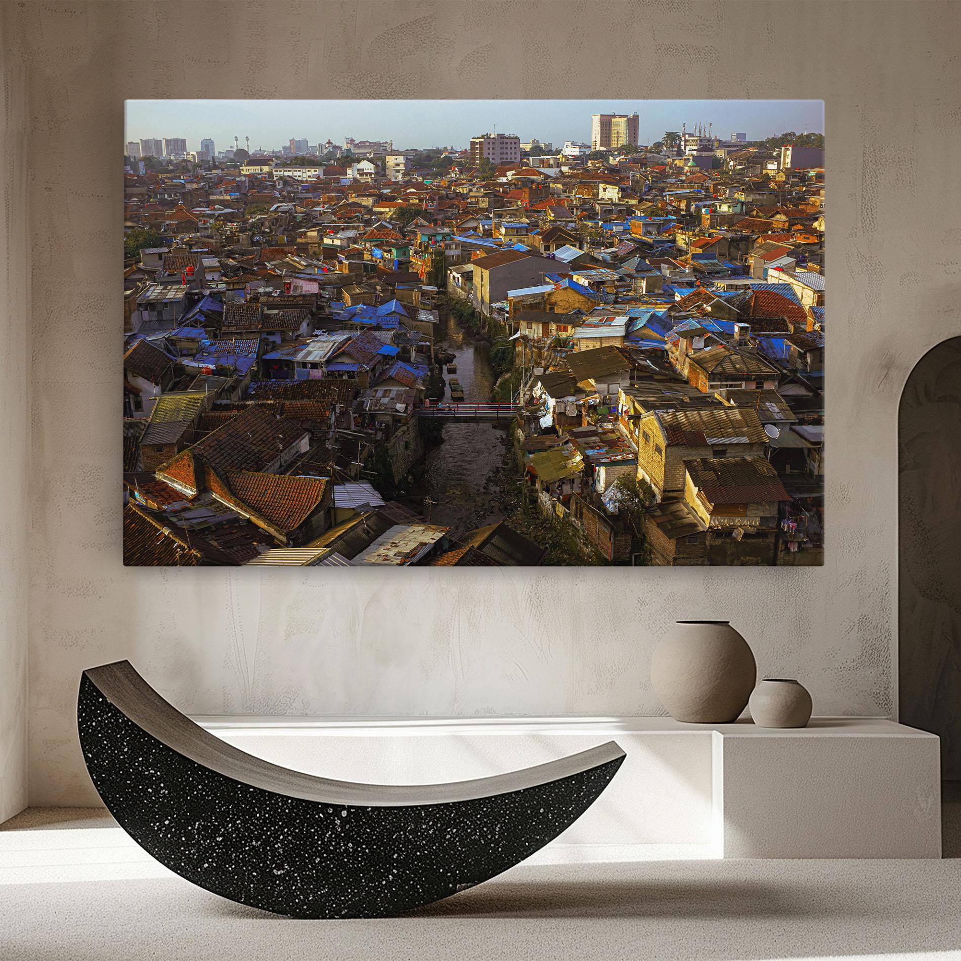 Vászonkép Bandung Golden Hour mockup 8