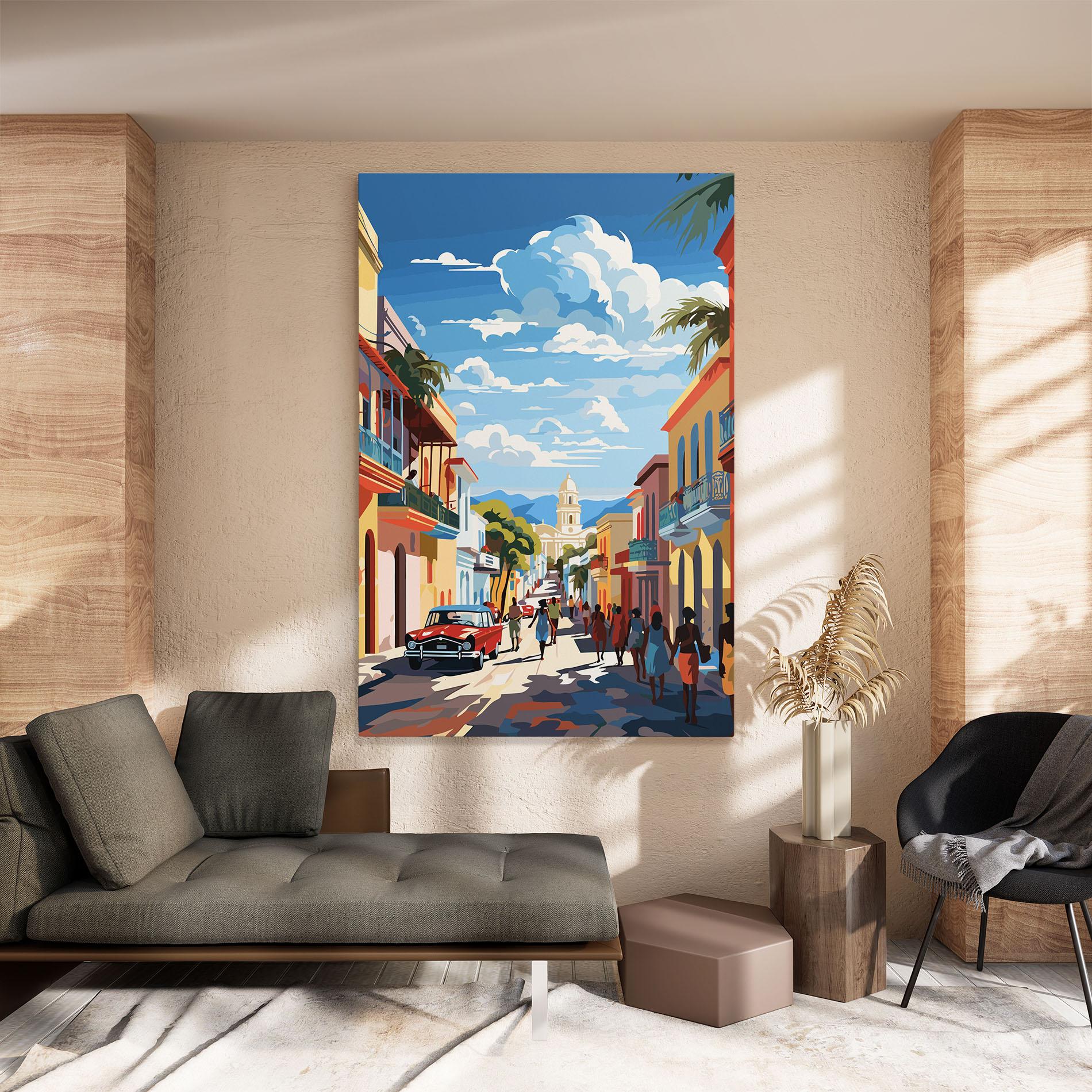 Vászonkép African Street mockup 8