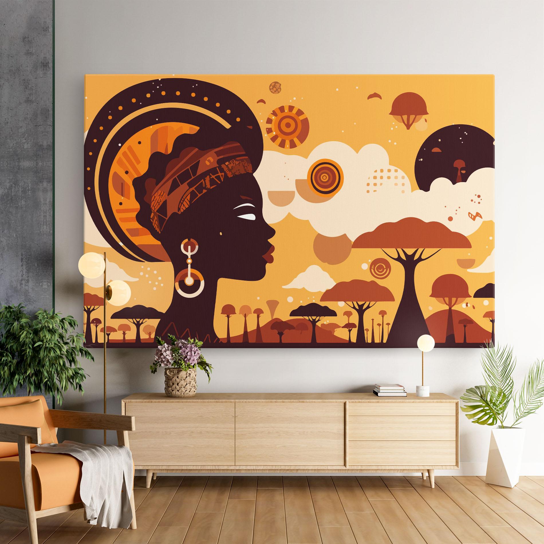Vászonkép African Art mockup 9