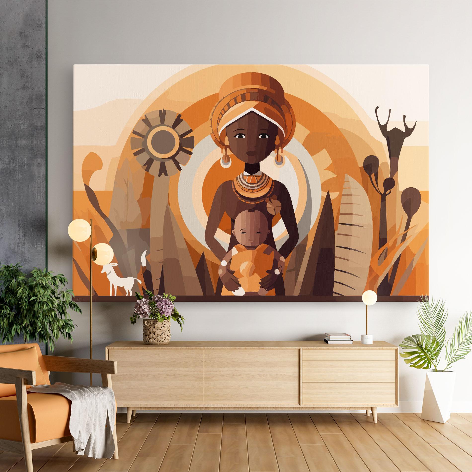 Vászonkép African Baby mockup 9