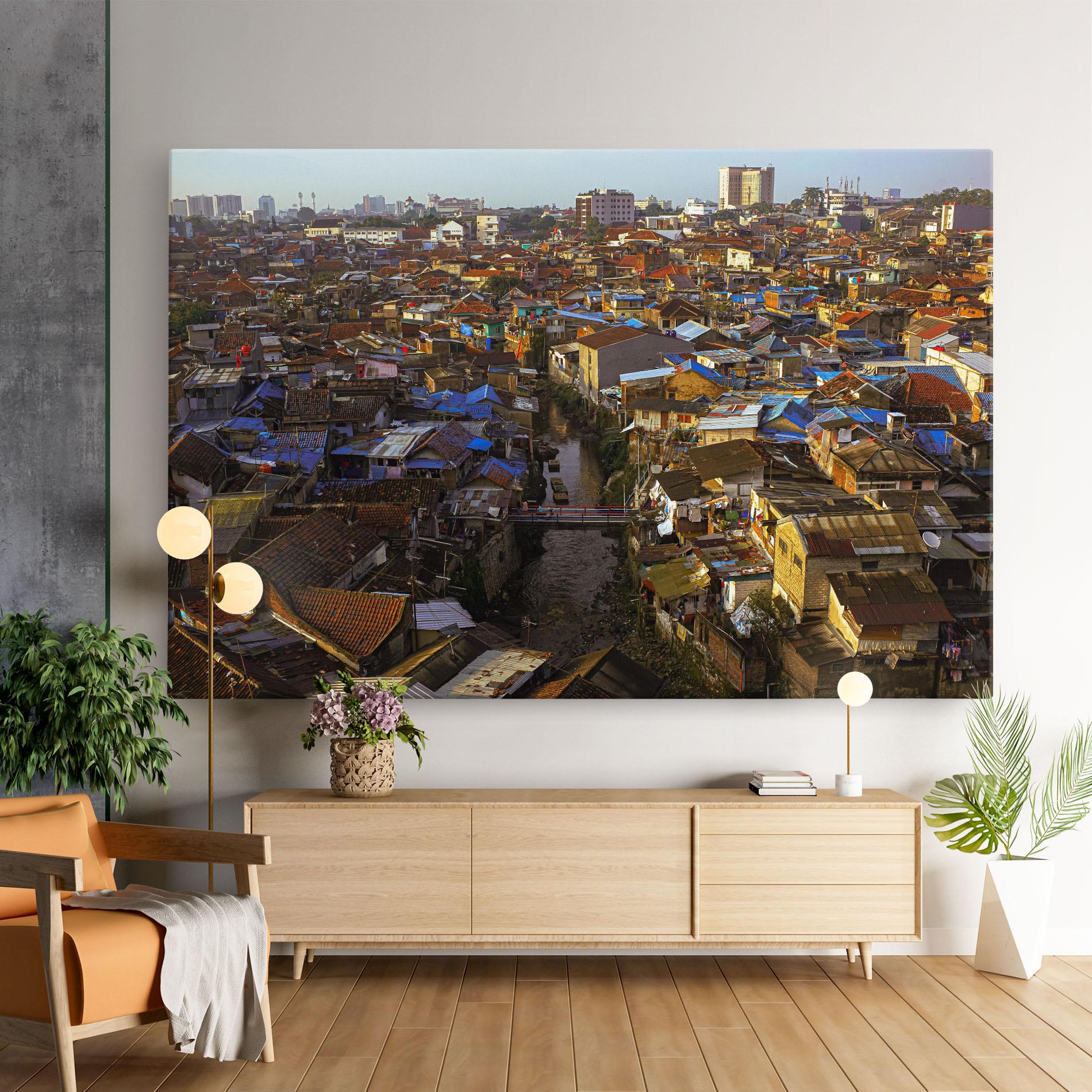 Vászonkép Bandung Golden Hour mockup 9