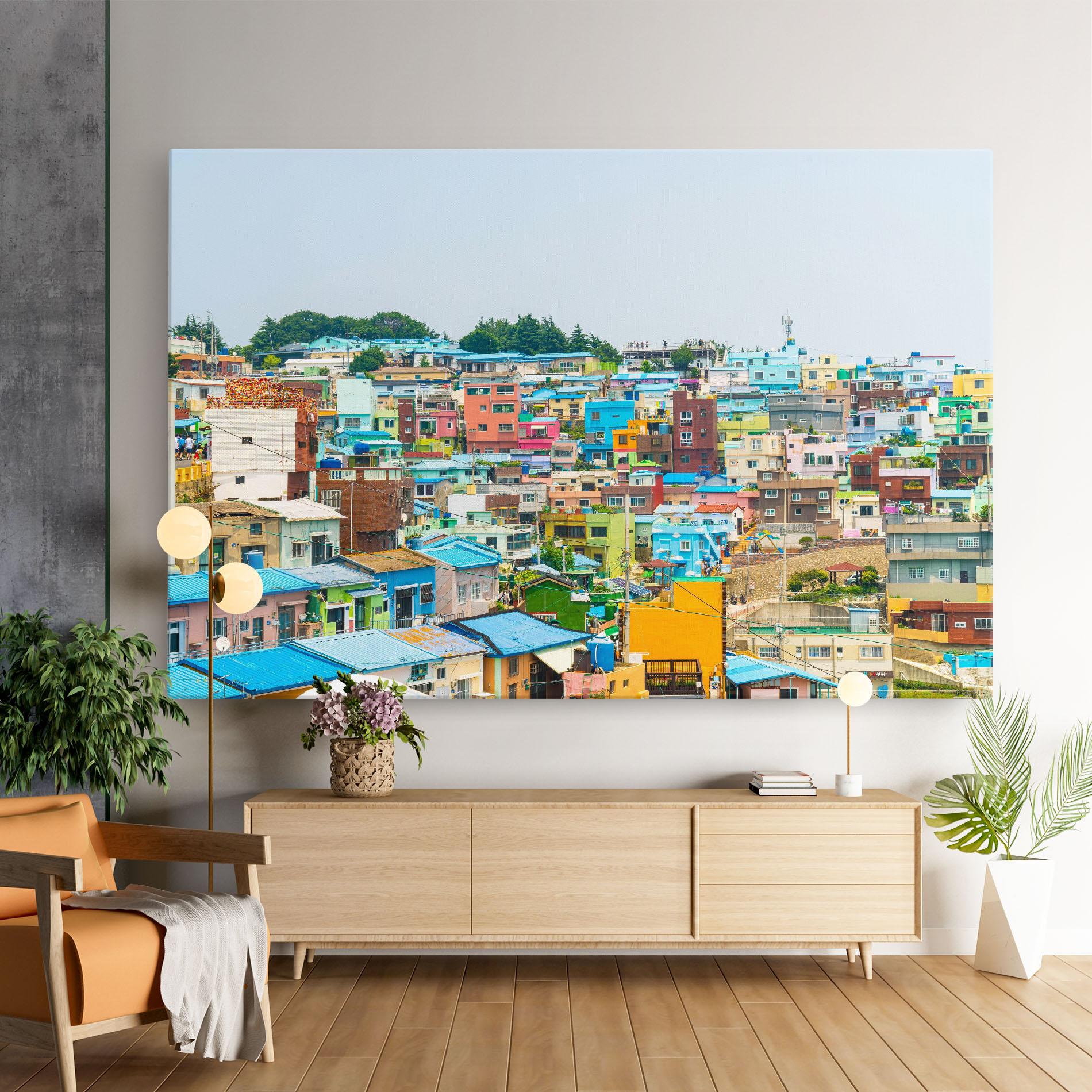 Vászonkép Gamcheon Culture mockup 9