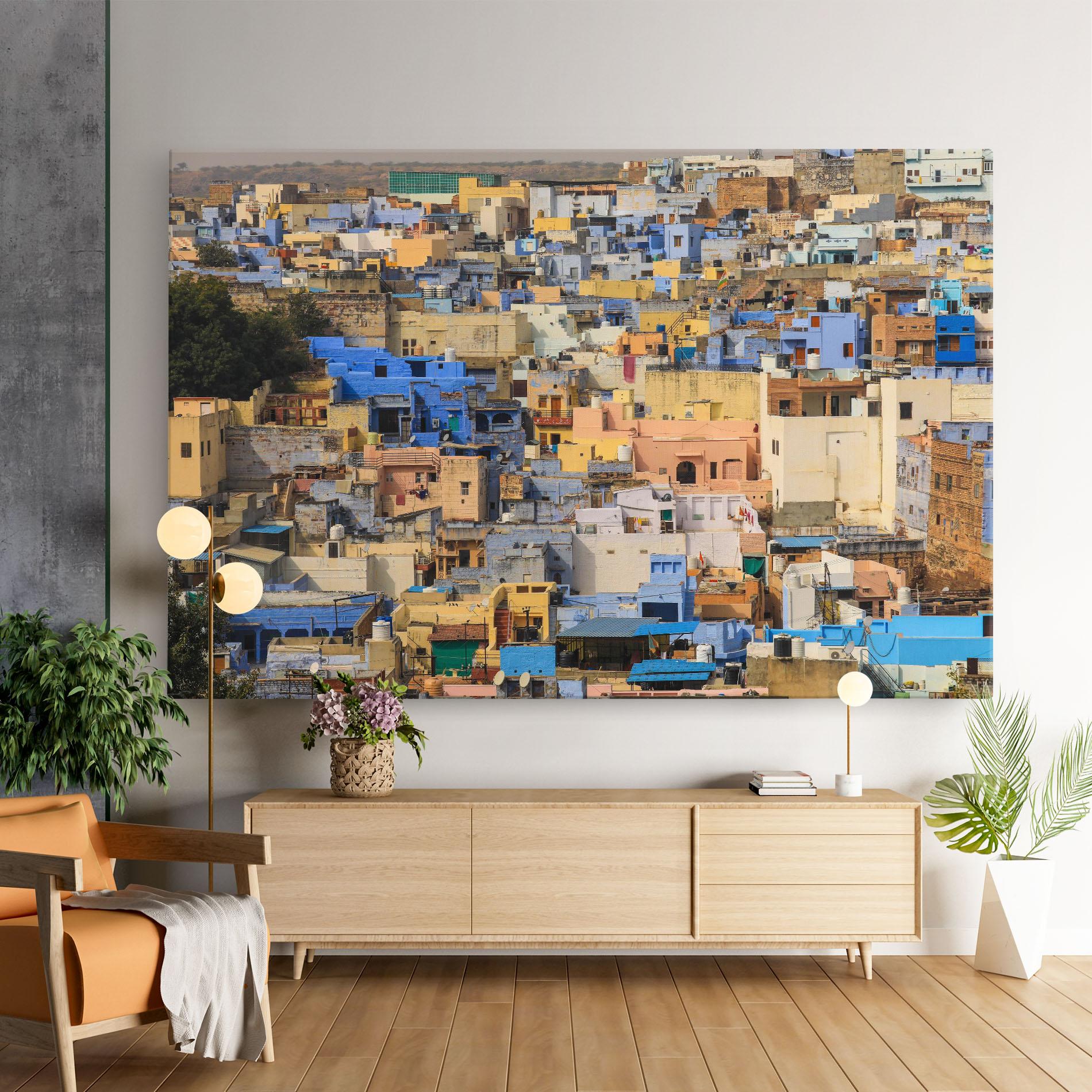 Vászonkép Rajasthan View India mockup 9