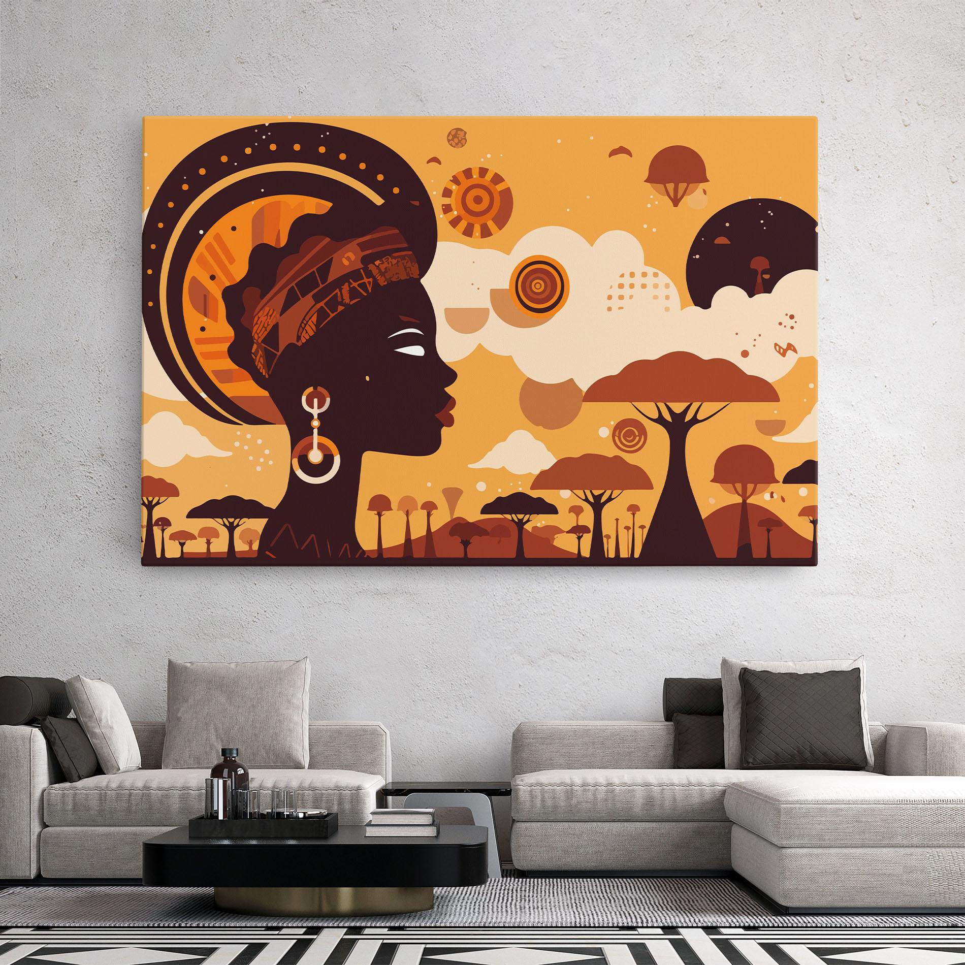Vászonkép African Art mockup 2