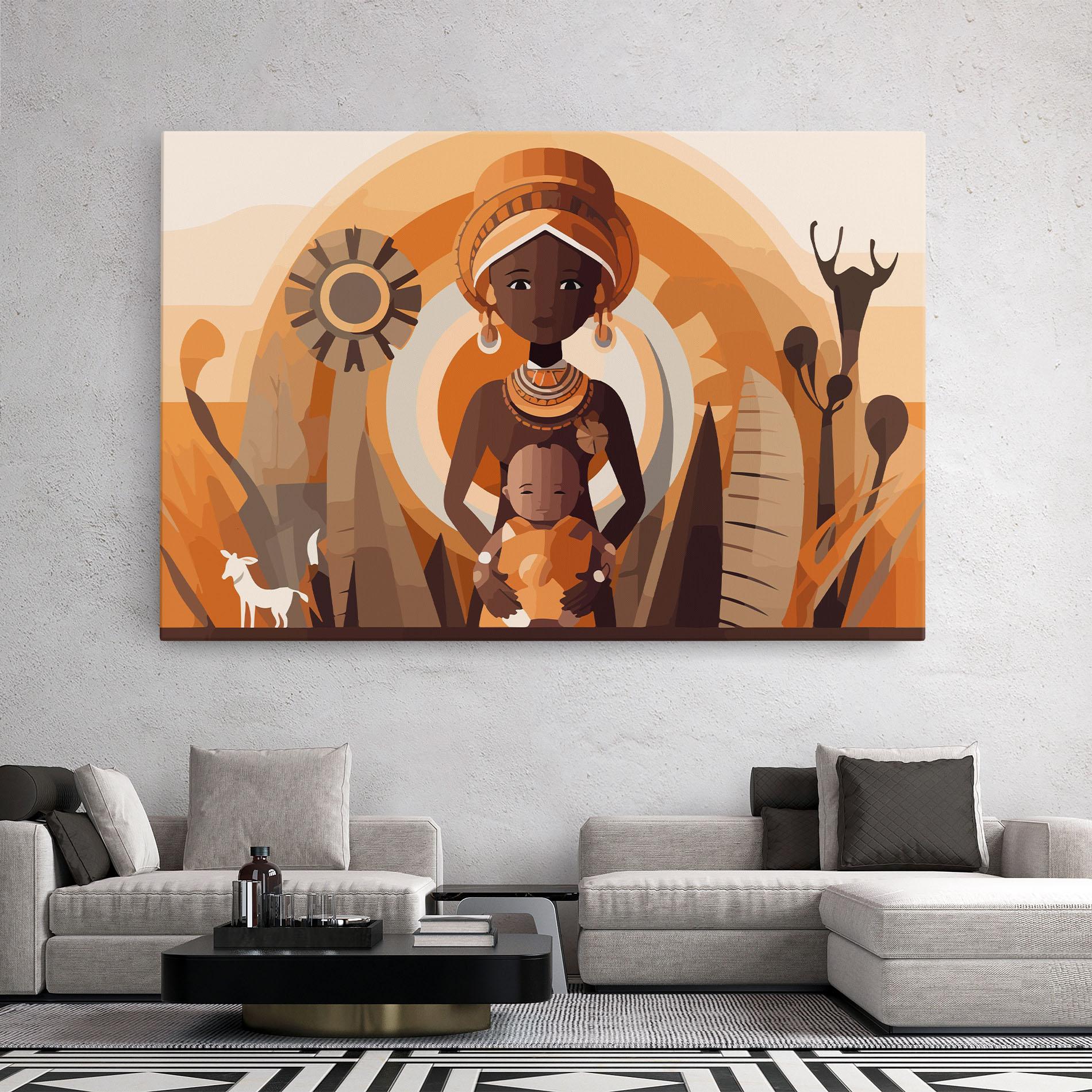 Vászonkép African Baby mockup 2