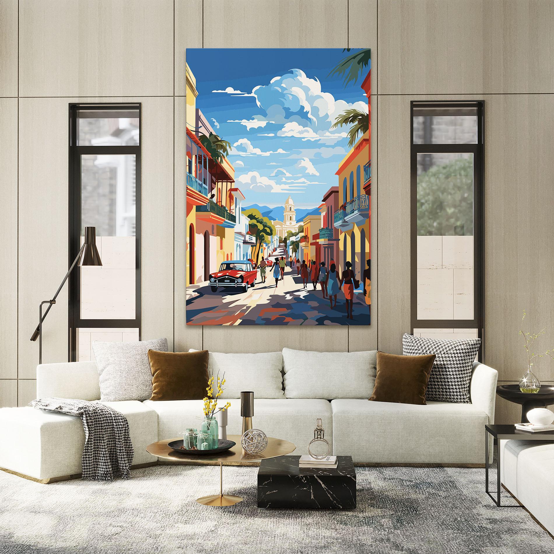 Vászonkép African Street mockup 2