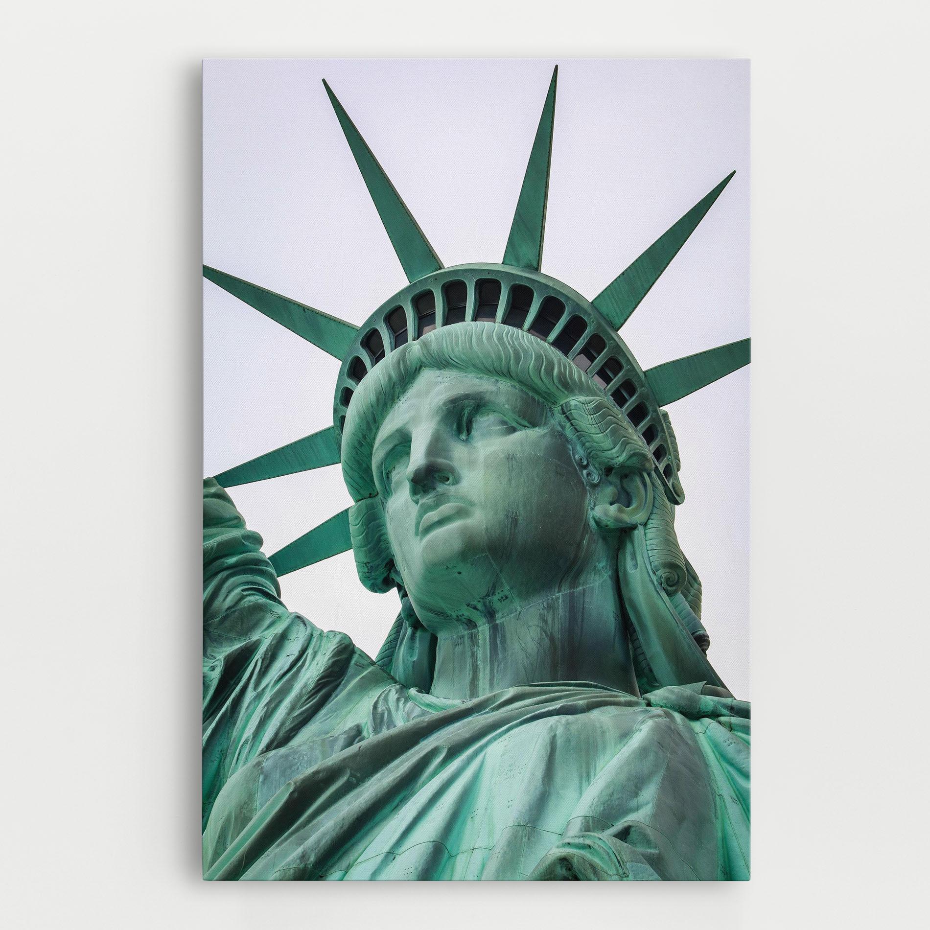 Vászonkép Statue Of Liberty Head mockup 0