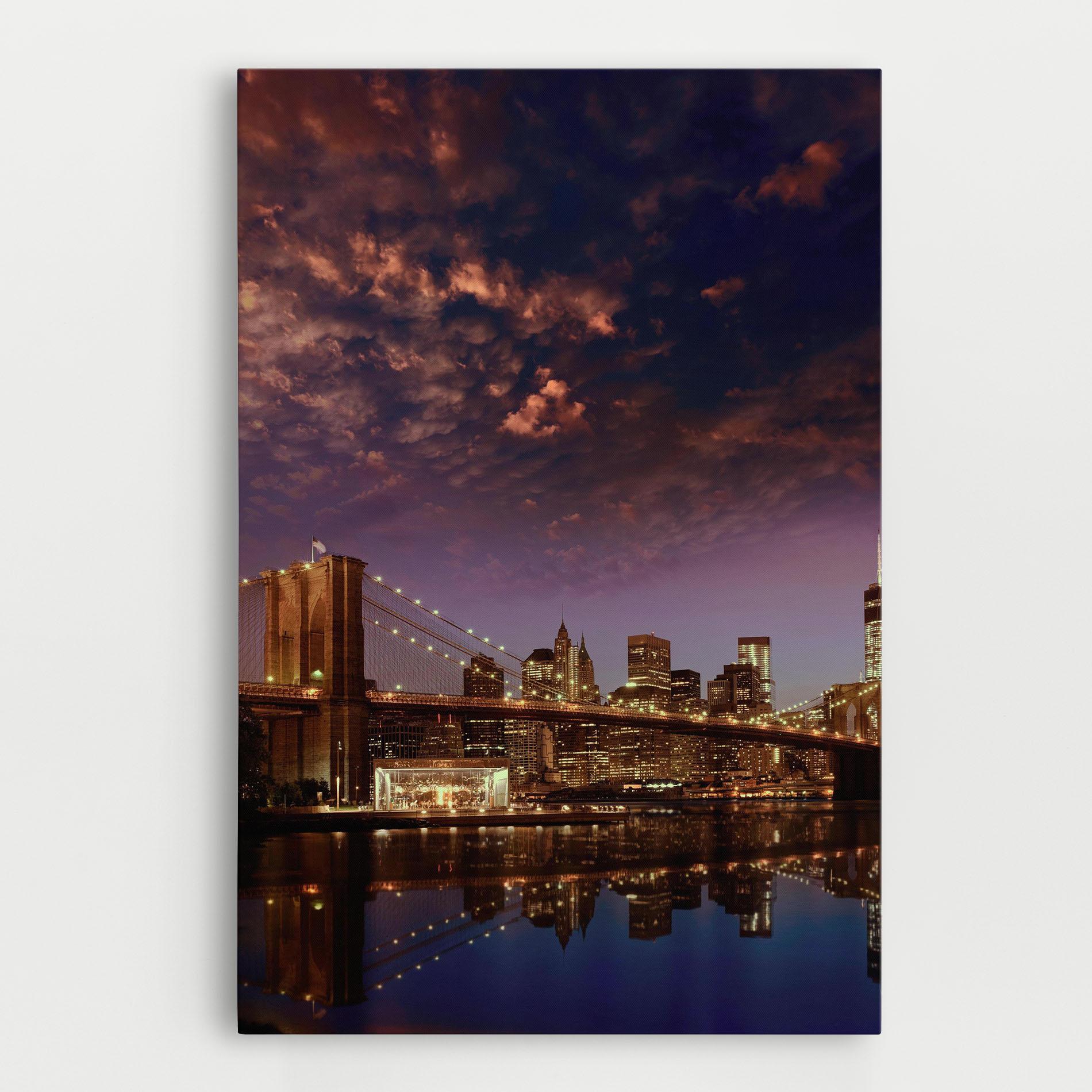 Vászonkép Sunset New York mockup 0