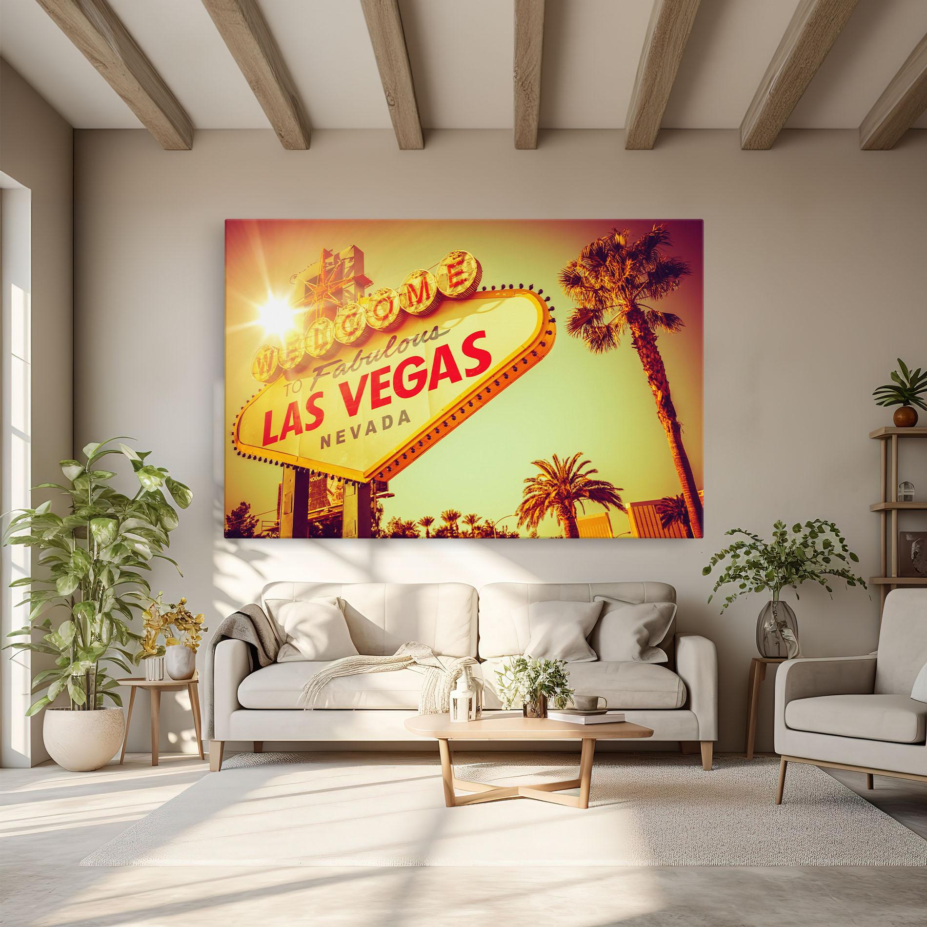 Vászonkép Las Vegas Nevada mockup 6