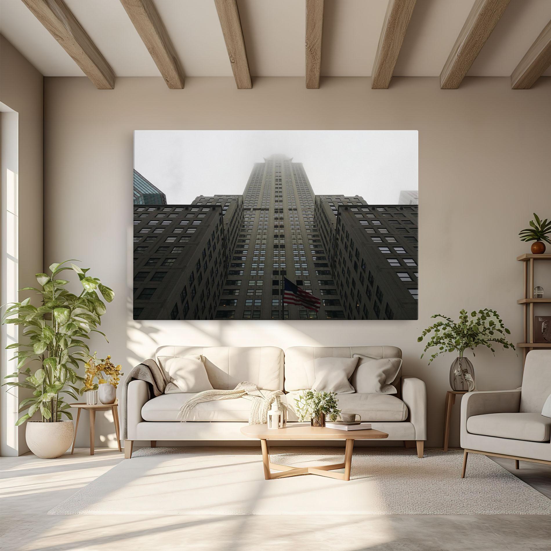 Vászonkép New York City Skyscraper mockup 6