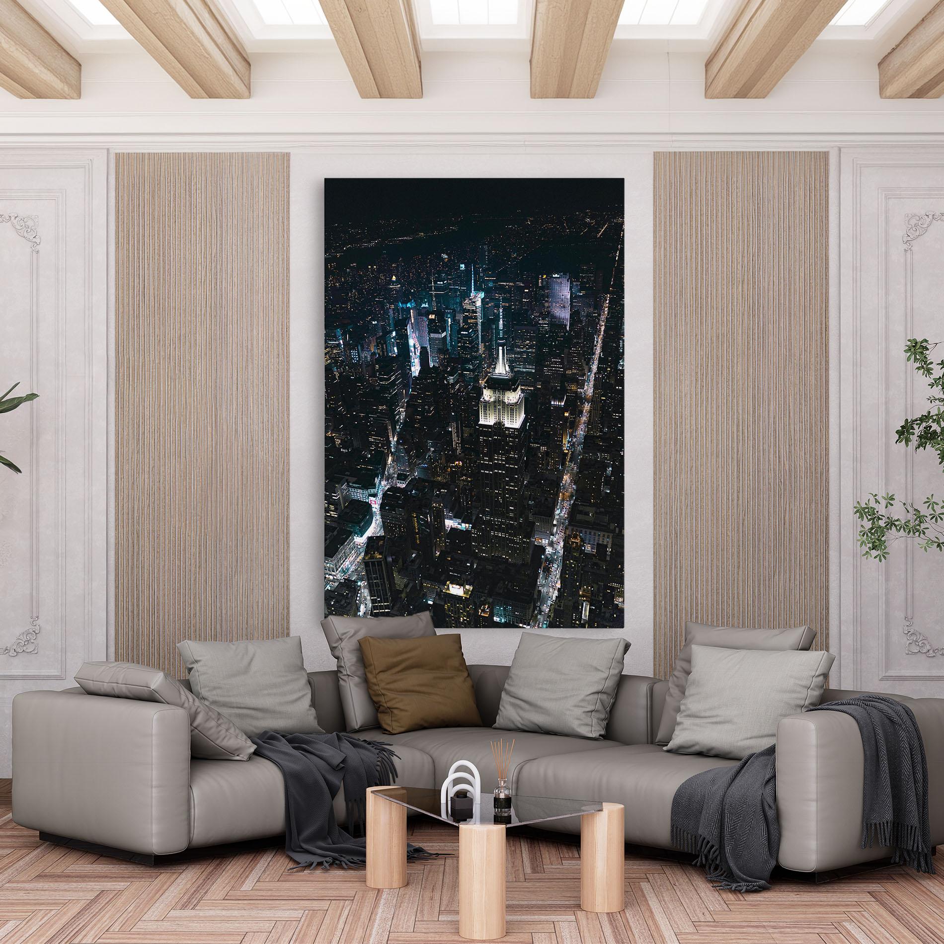 Vászonkép Night Landscape mockup 6
