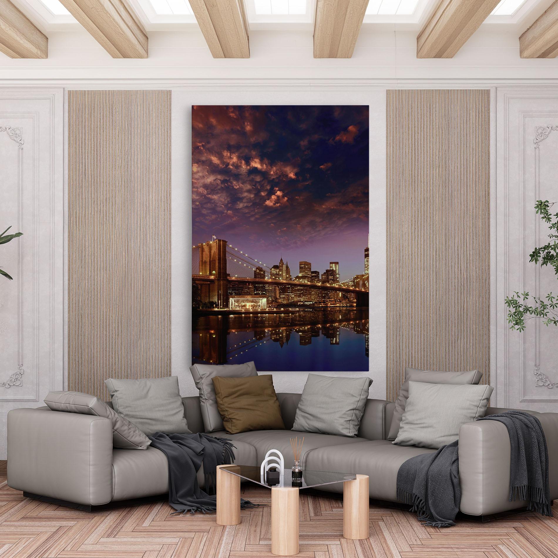 Vászonkép Sunset New York mockup 6