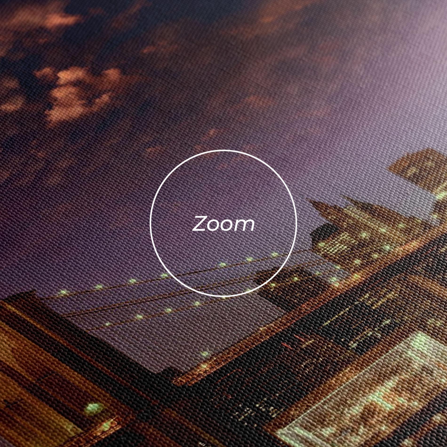 Vászonkép Sunset New York mockup 3