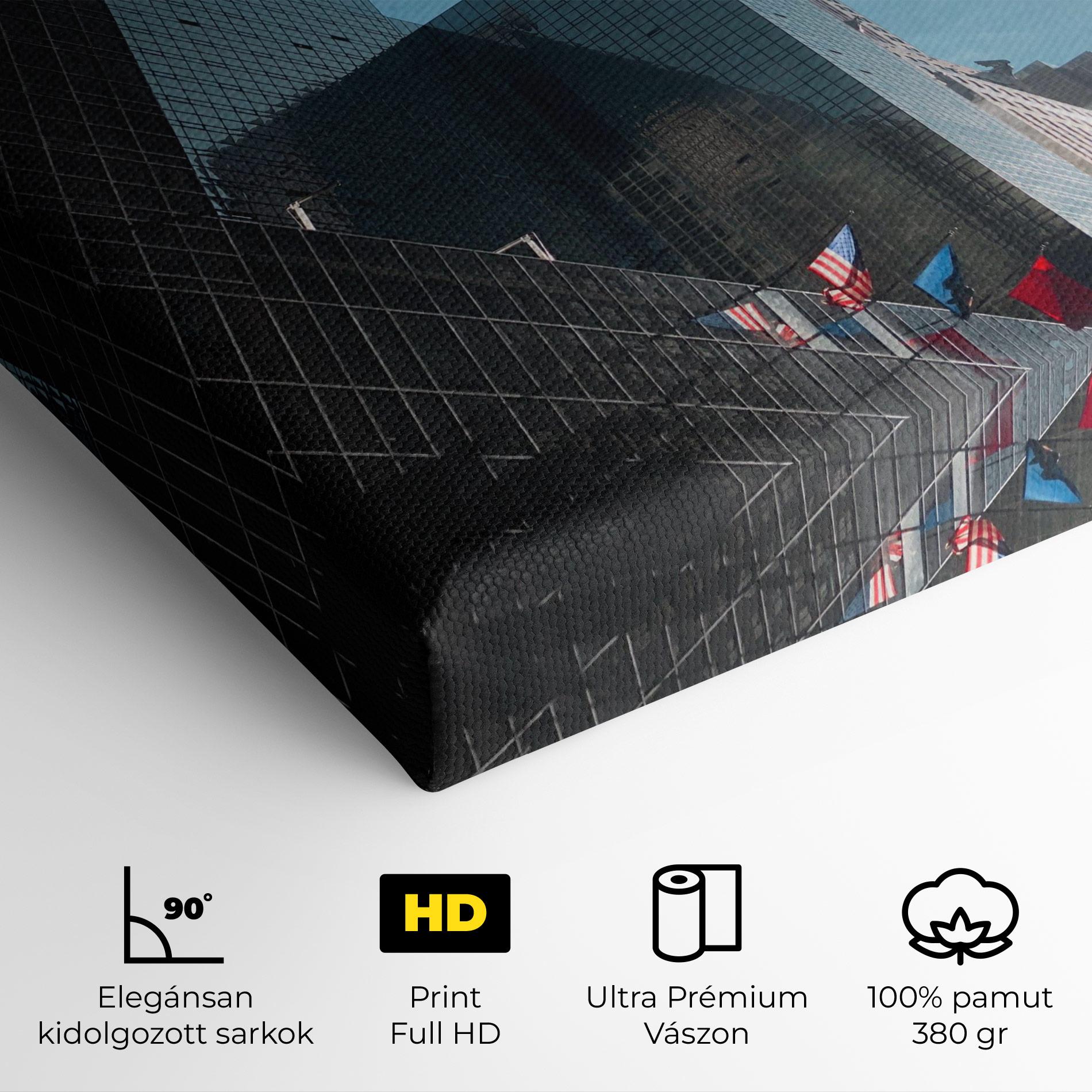 Vászonkép Big Glass Tower mockup 4